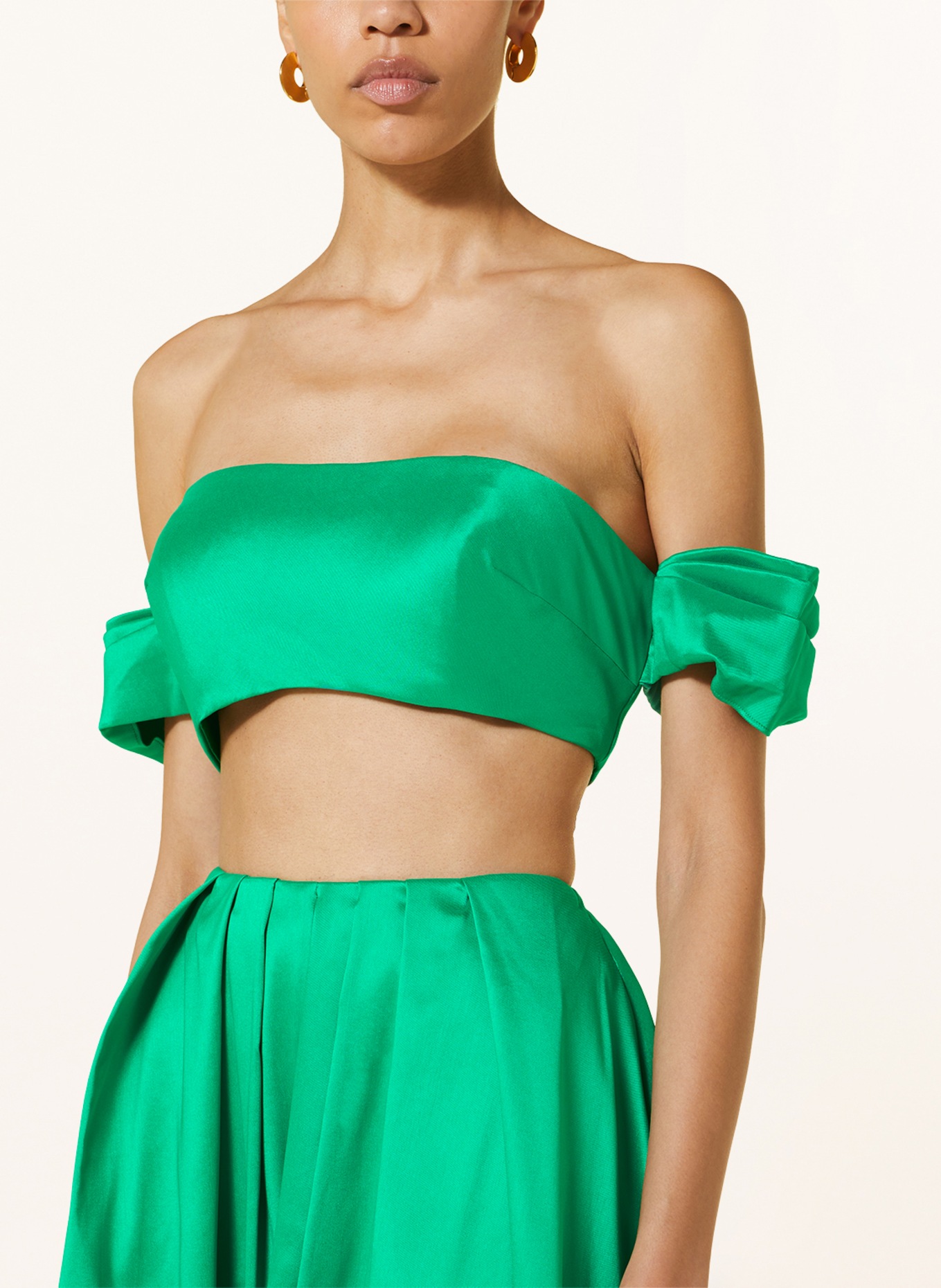 VERA WANG Set ULBERTA: Crop top and skirt, Color: GREEN (Image 4)