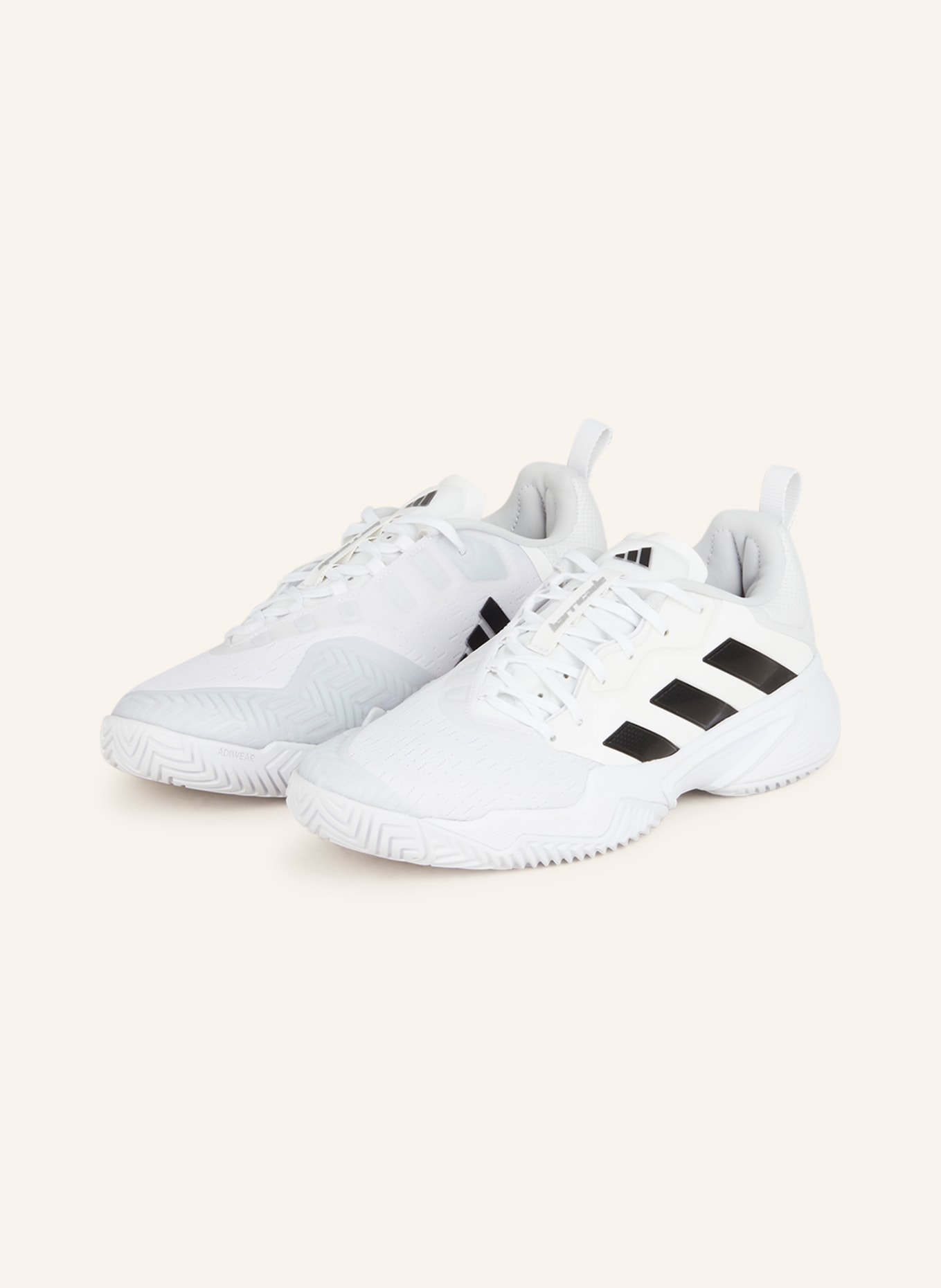 adidas Tennis shoes BARRICADE, Color: WHITE/ BLACK (Image 1)