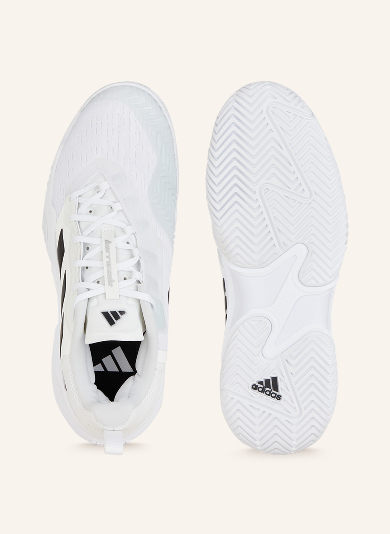 adidas Tennis shoes BARRICADE, Color: WHITE/ BLACK (Image 5)