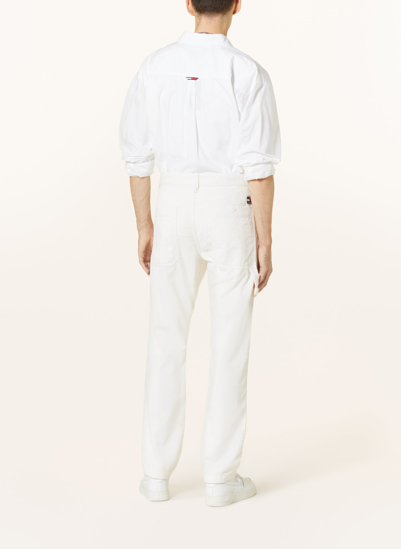 TOMMY JEANS Spodnie sztruksowe ETHAN relaxed straight fit, Kolor: BIAŁY (Obrazek 3)
