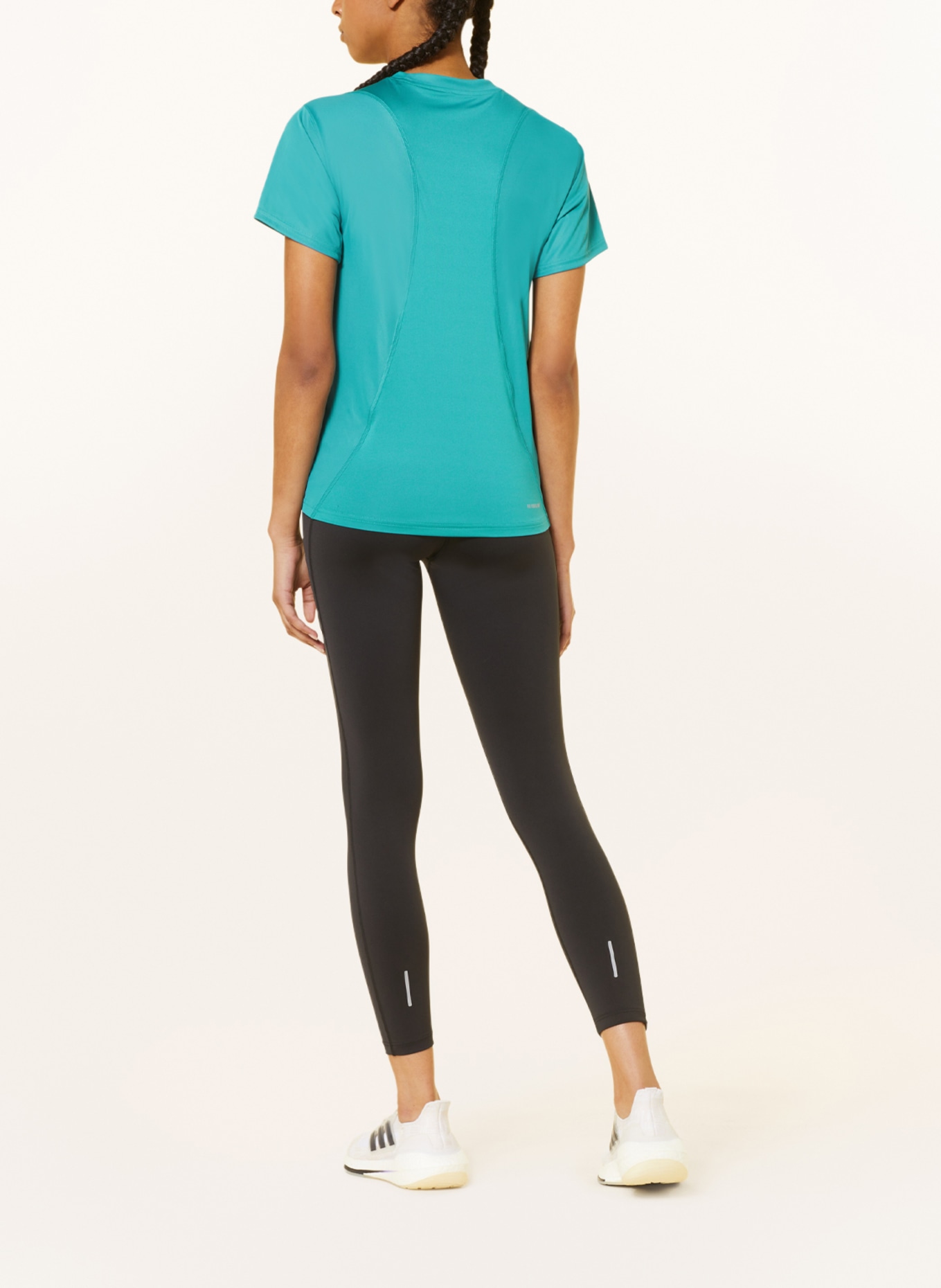 adidas Running shirt RUN IT with mesh, Color: TEAL (Image 3)