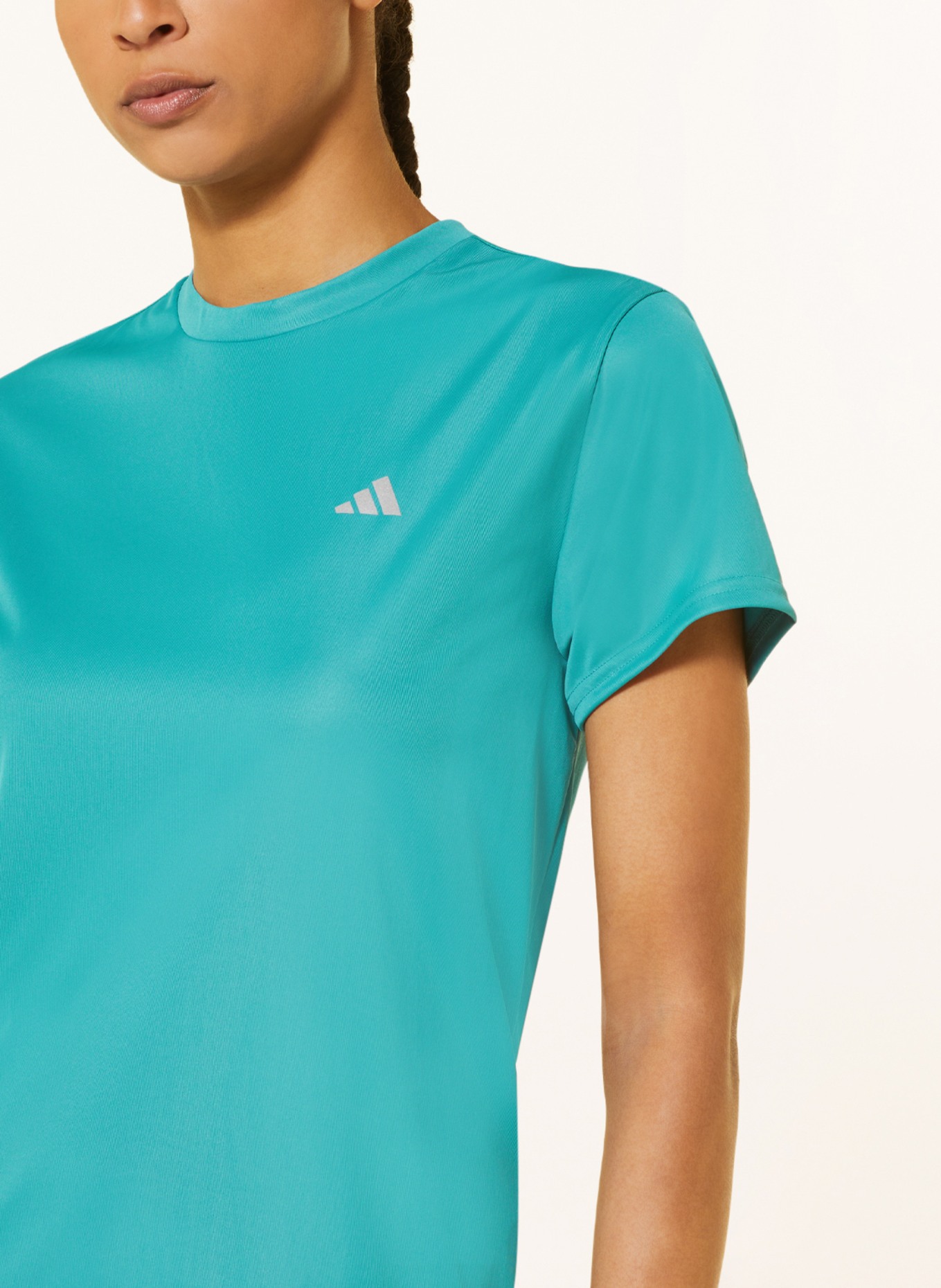 adidas Běžecké tričko RUN IT se síťovinou, Barva: PETROLEJOVÁ (Obrázek 4)