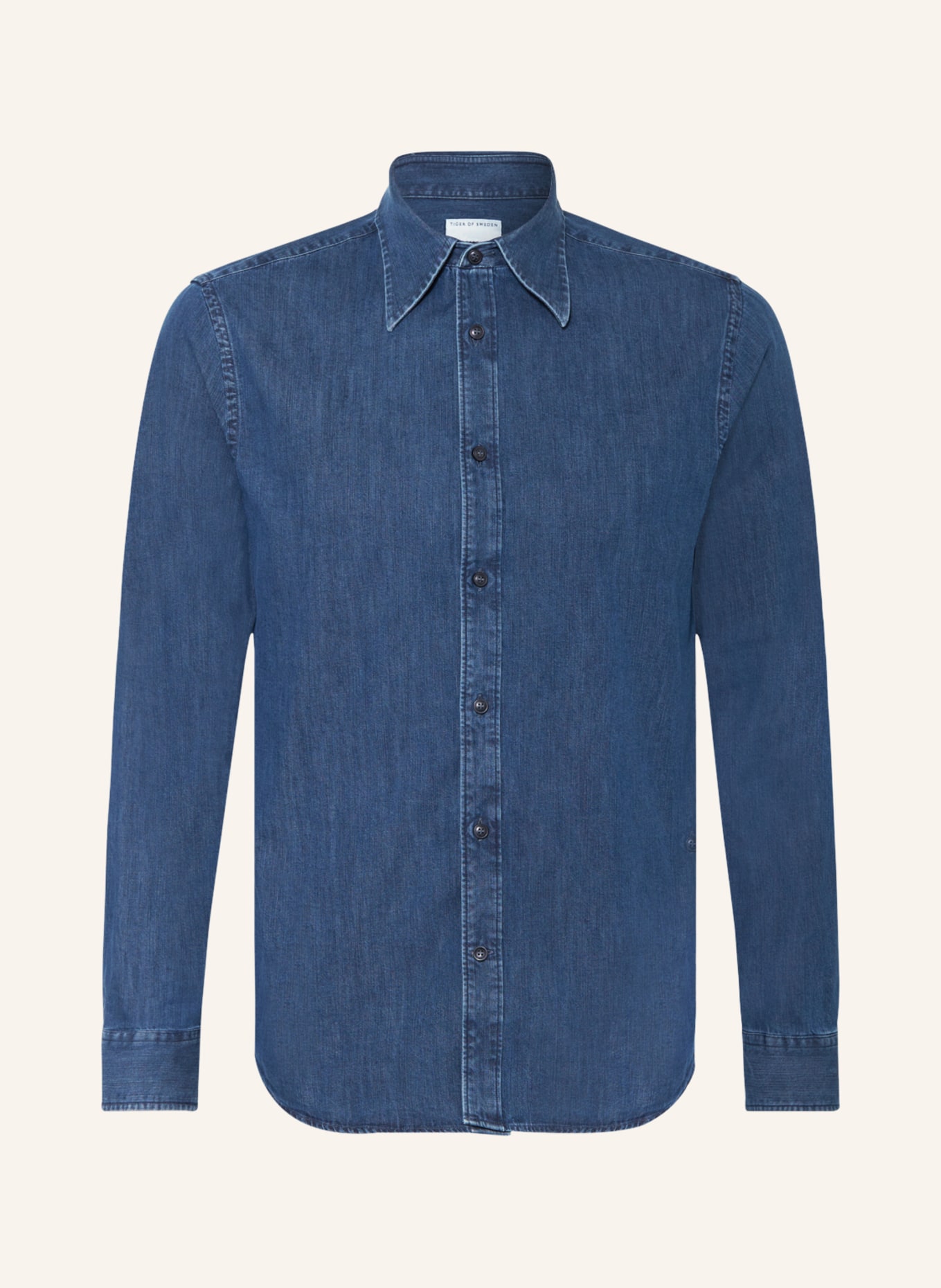 TIGER OF SWEDEN Denim shirt AMADEEOS regular fit, Color: 2C3 Denim Blue (Image 1)