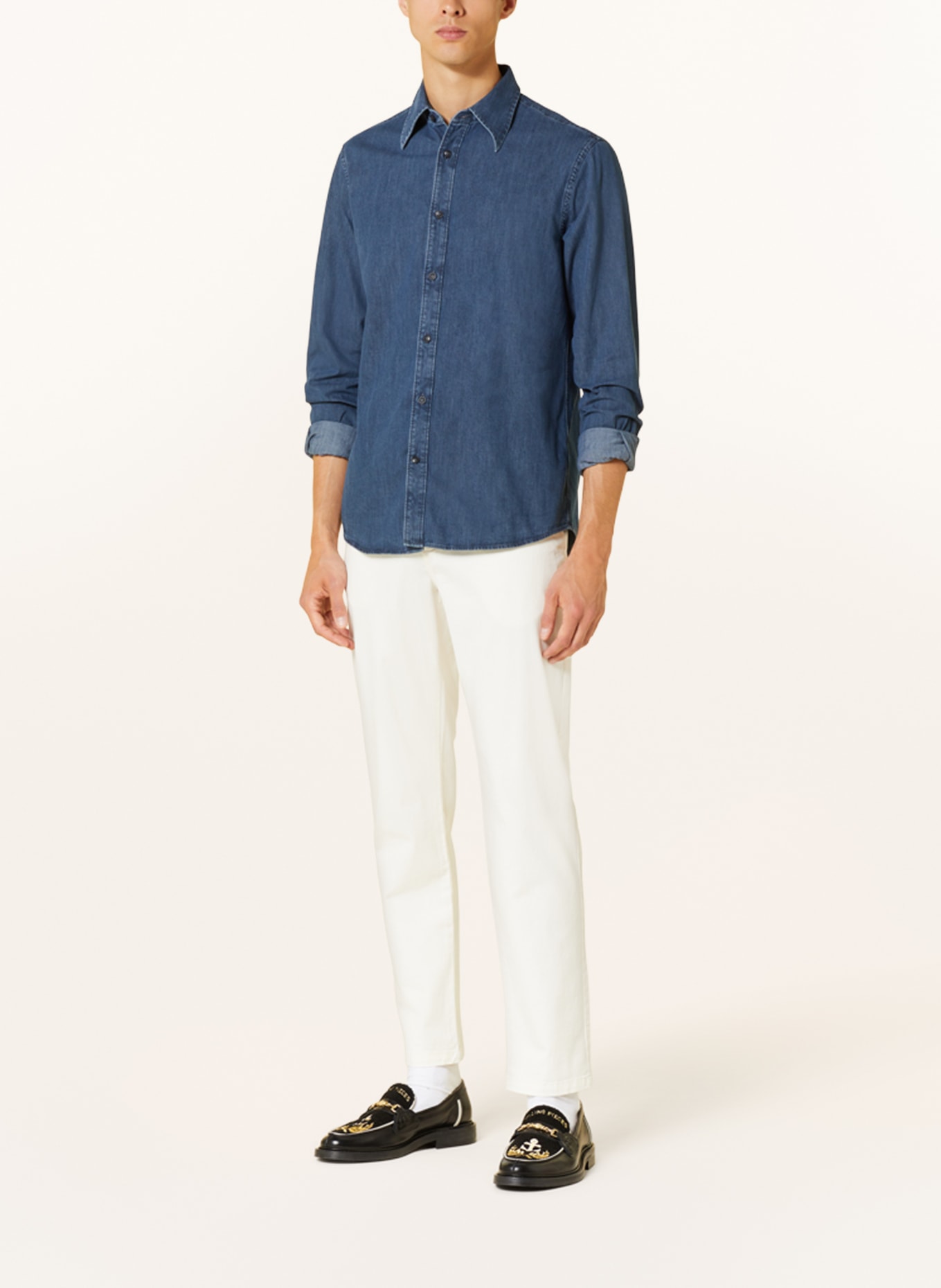 TIGER OF SWEDEN Koszula jeansowa AMADEEOS regular fit, Kolor: 2C3 Denim Blue (Obrazek 2)