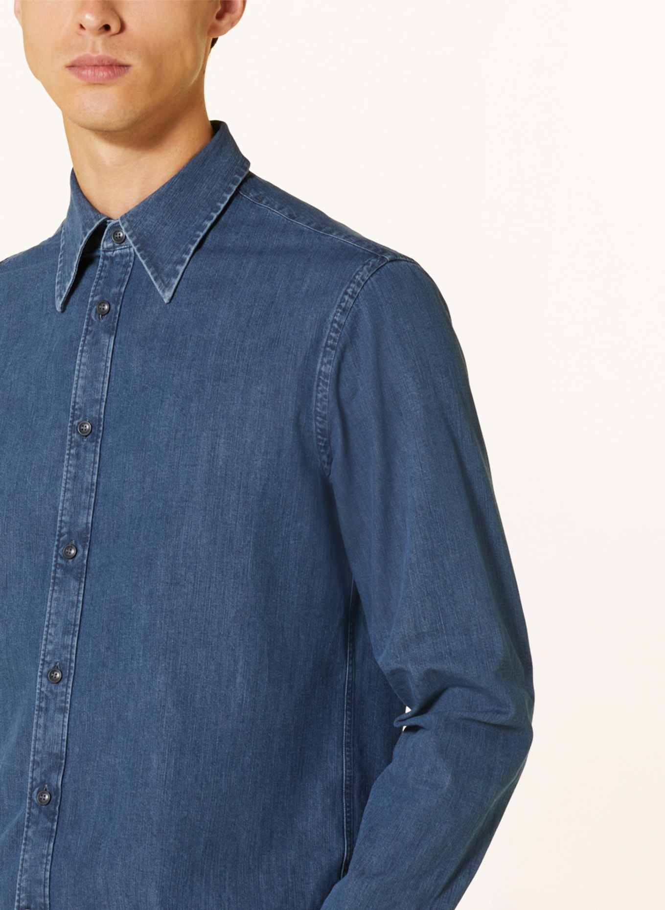 TIGER OF SWEDEN Koszula jeansowa AMADEEOS regular fit, Kolor: 2C3 Denim Blue (Obrazek 4)