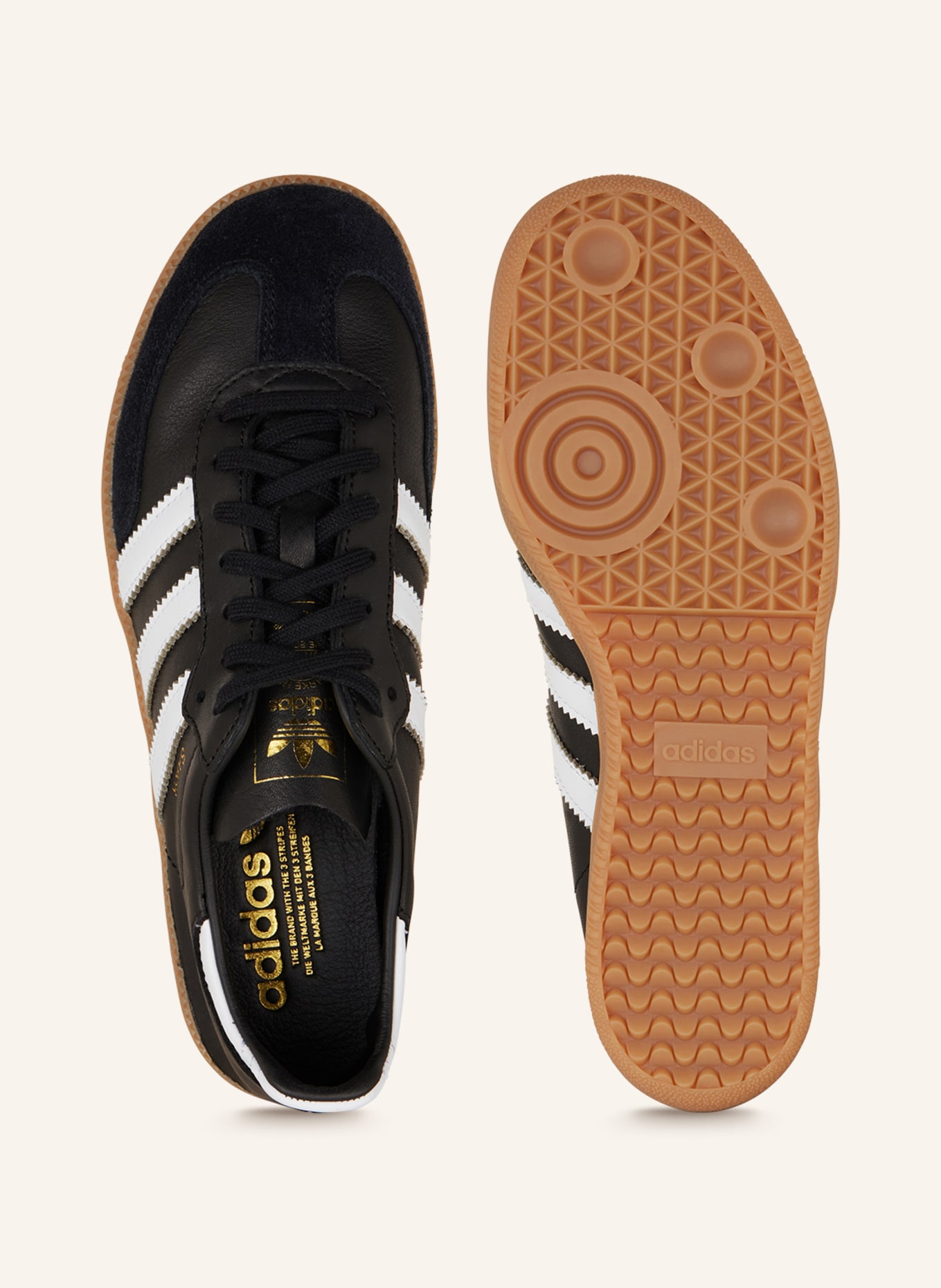 adidas Originals Sneaker SAMBA COLLAPSIBLE, Farbe: SCHWARZ/ WEISS (Bild 5)