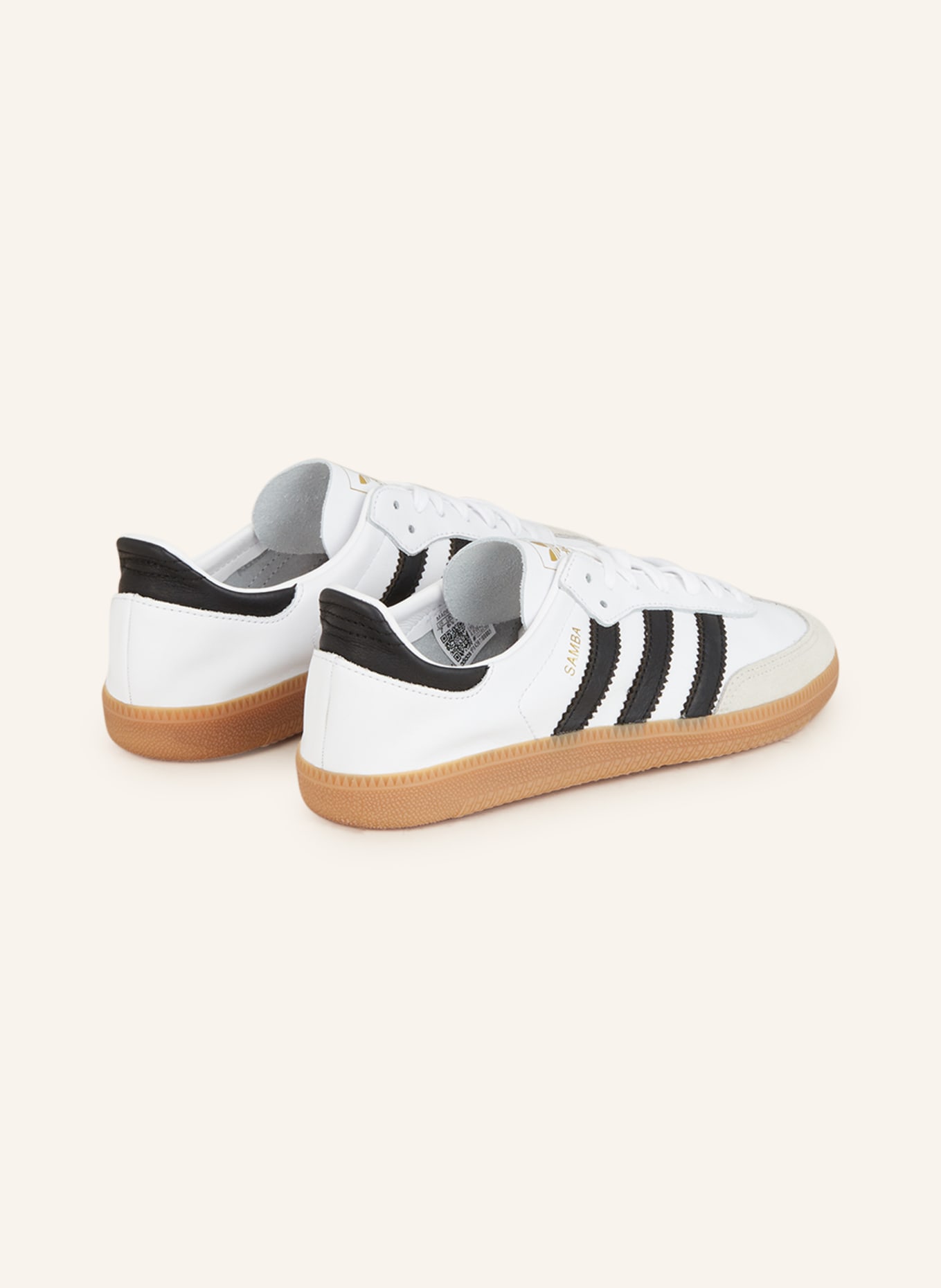 adidas Originals Sneaker SAMBA, Farbe: WEISS/ SCHWARZ (Bild 2)