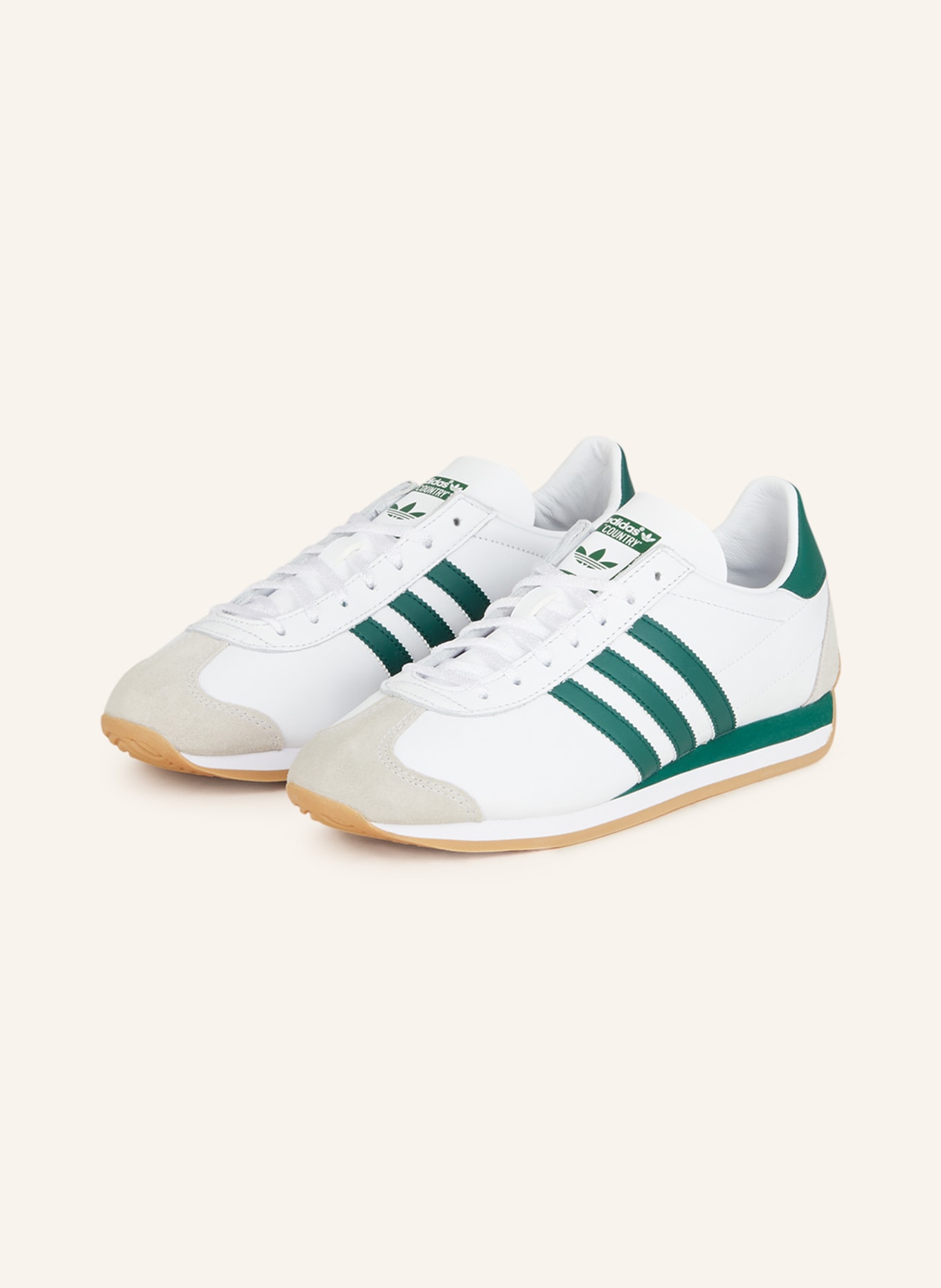 adidas Originals Sneaker COUNTRY OG, Farbe: WEISS/ GRÜN (Bild 1)
