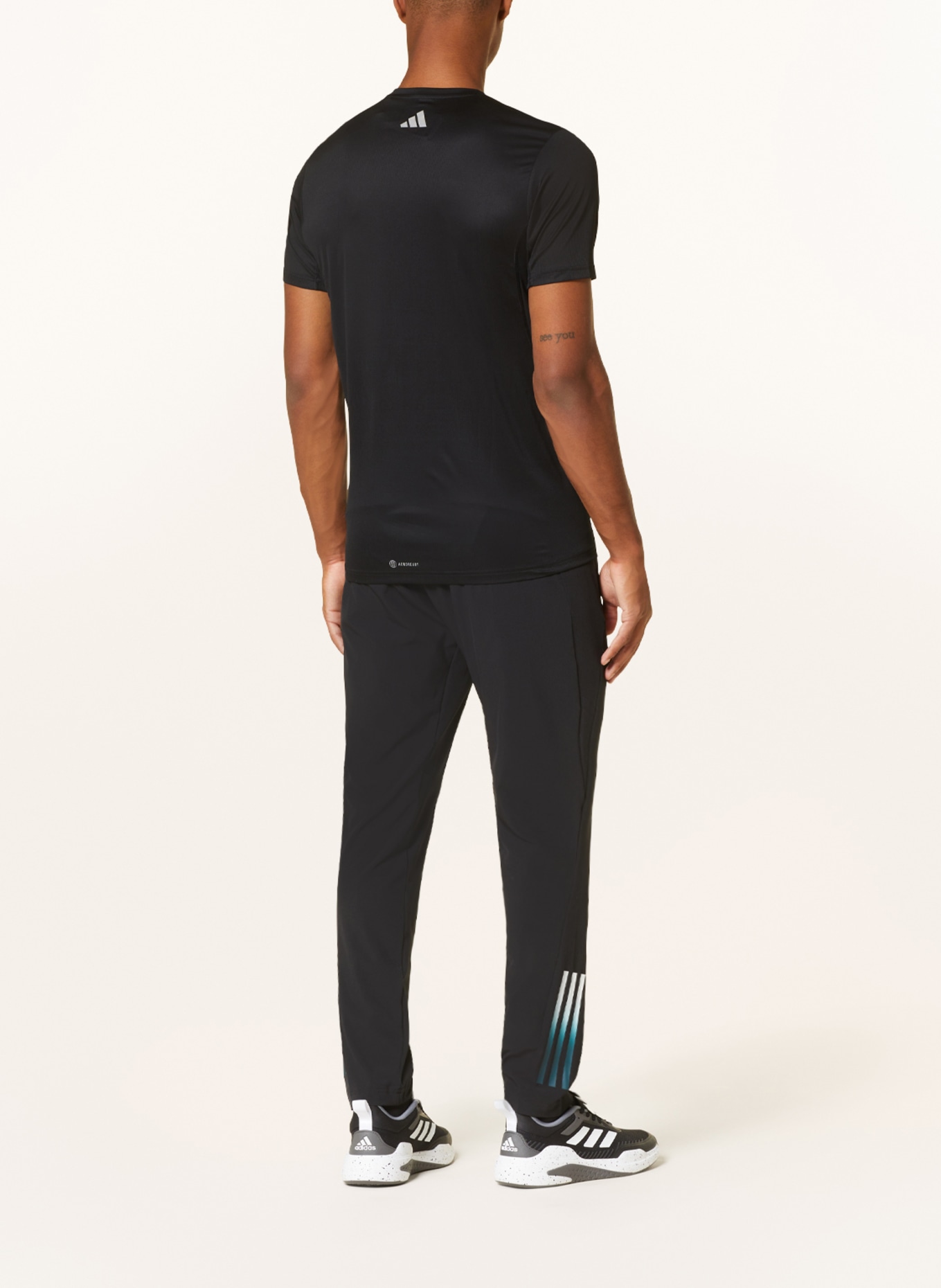 adidas Running pants OWN THE RUN ASTRO, Color: BLACK (Image 3)