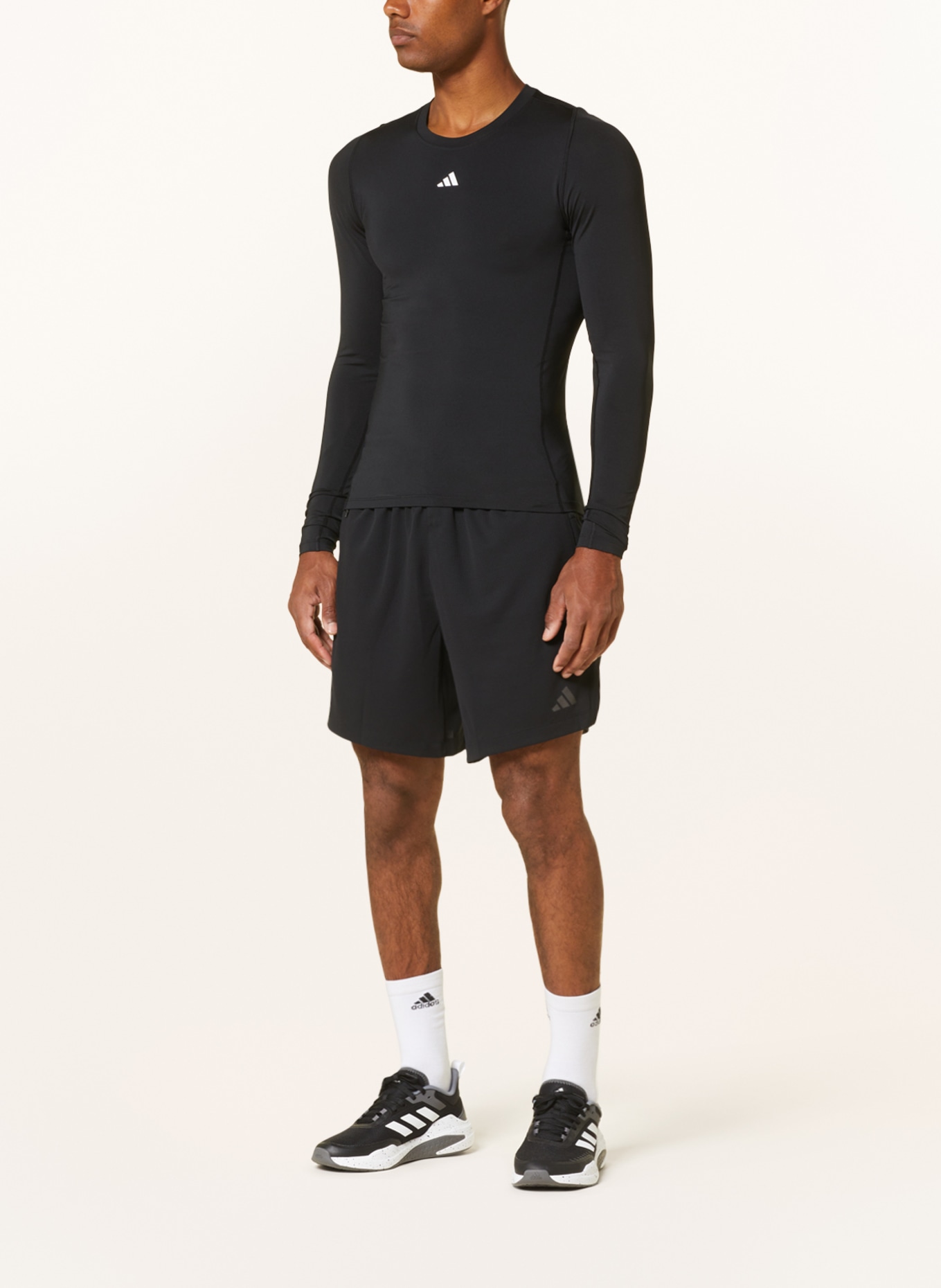 adidas Training shorts in mesh, Color: BLACK (Image 2)