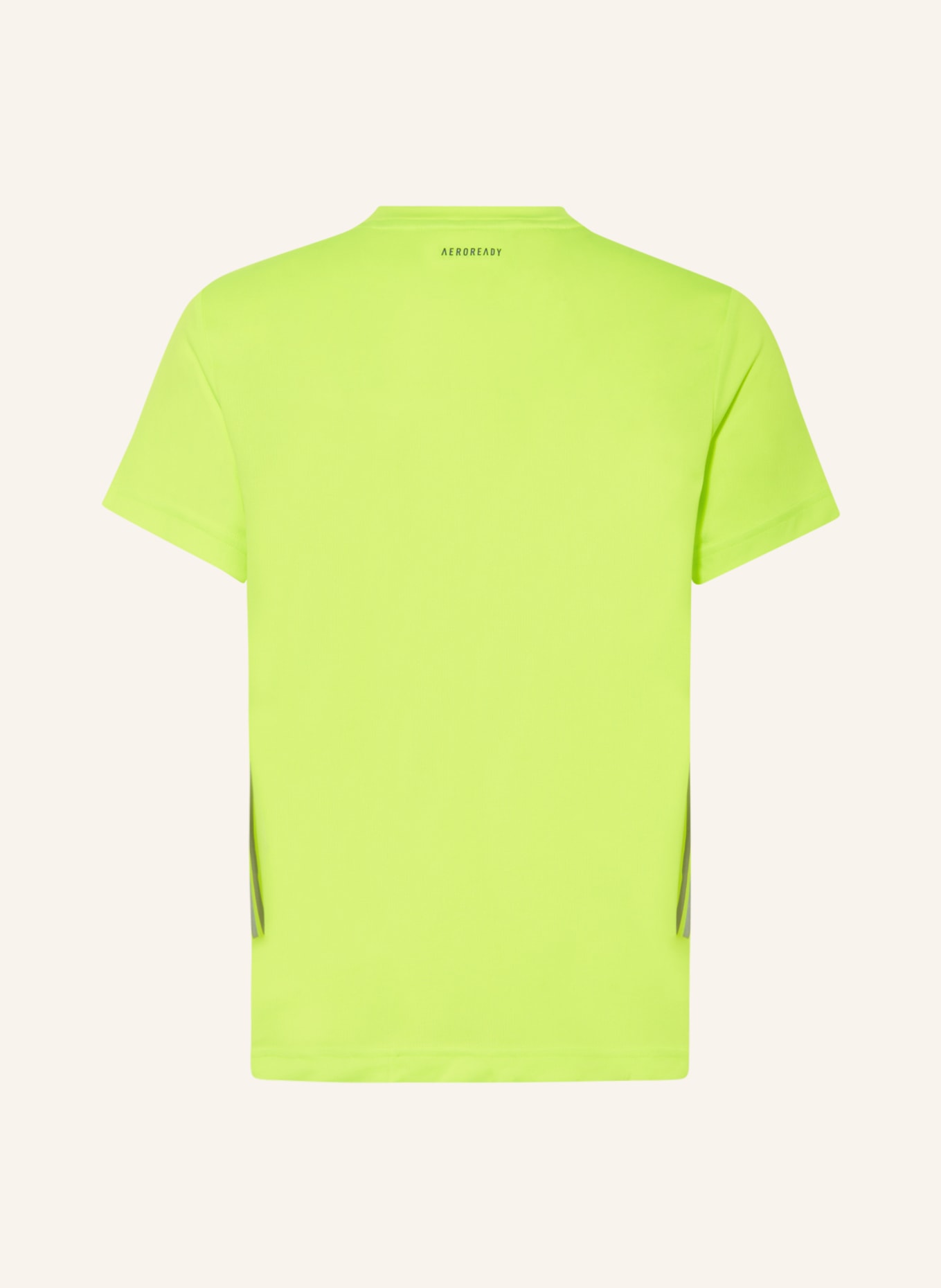 adidas T-Shirt RUN, Farbe: NEONGRÜN (Bild 2)