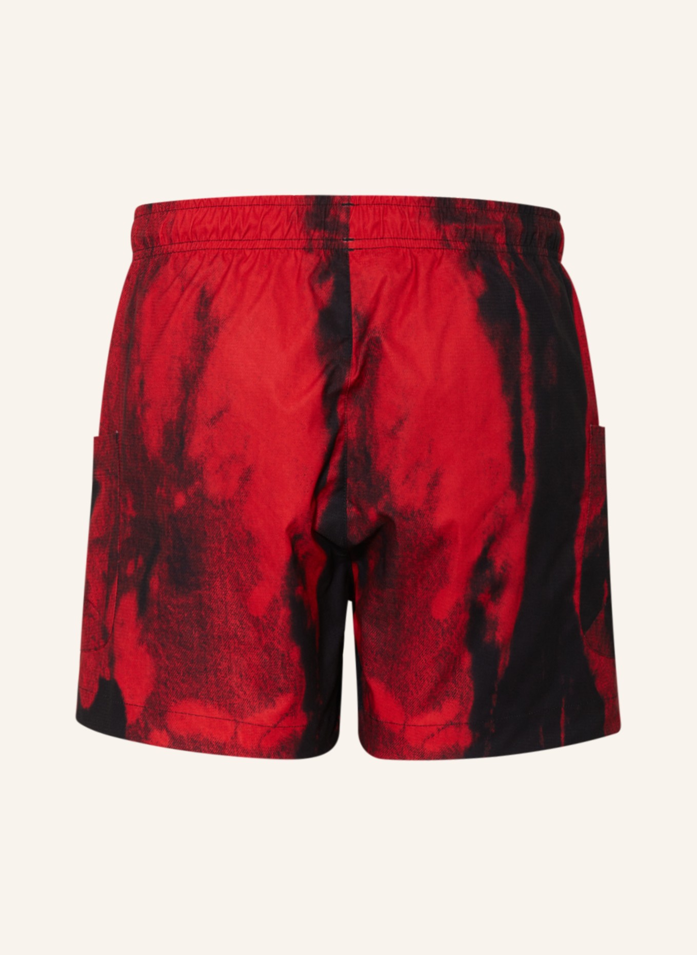 HUGO Swim shorts MYST, Color: RED/ BLACK (Image 2)