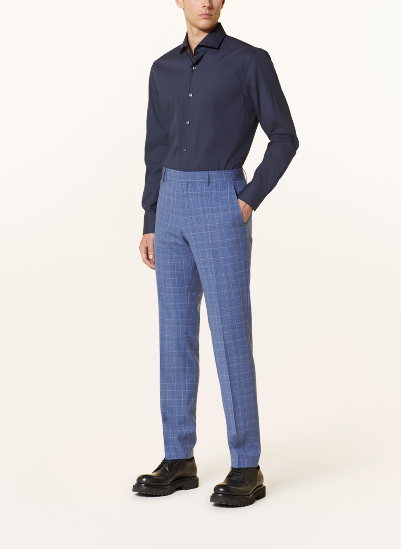 BOSS Anzughose GENIUS Slim Fit, Farbe: 404 DARK BLUE (Bild 3)