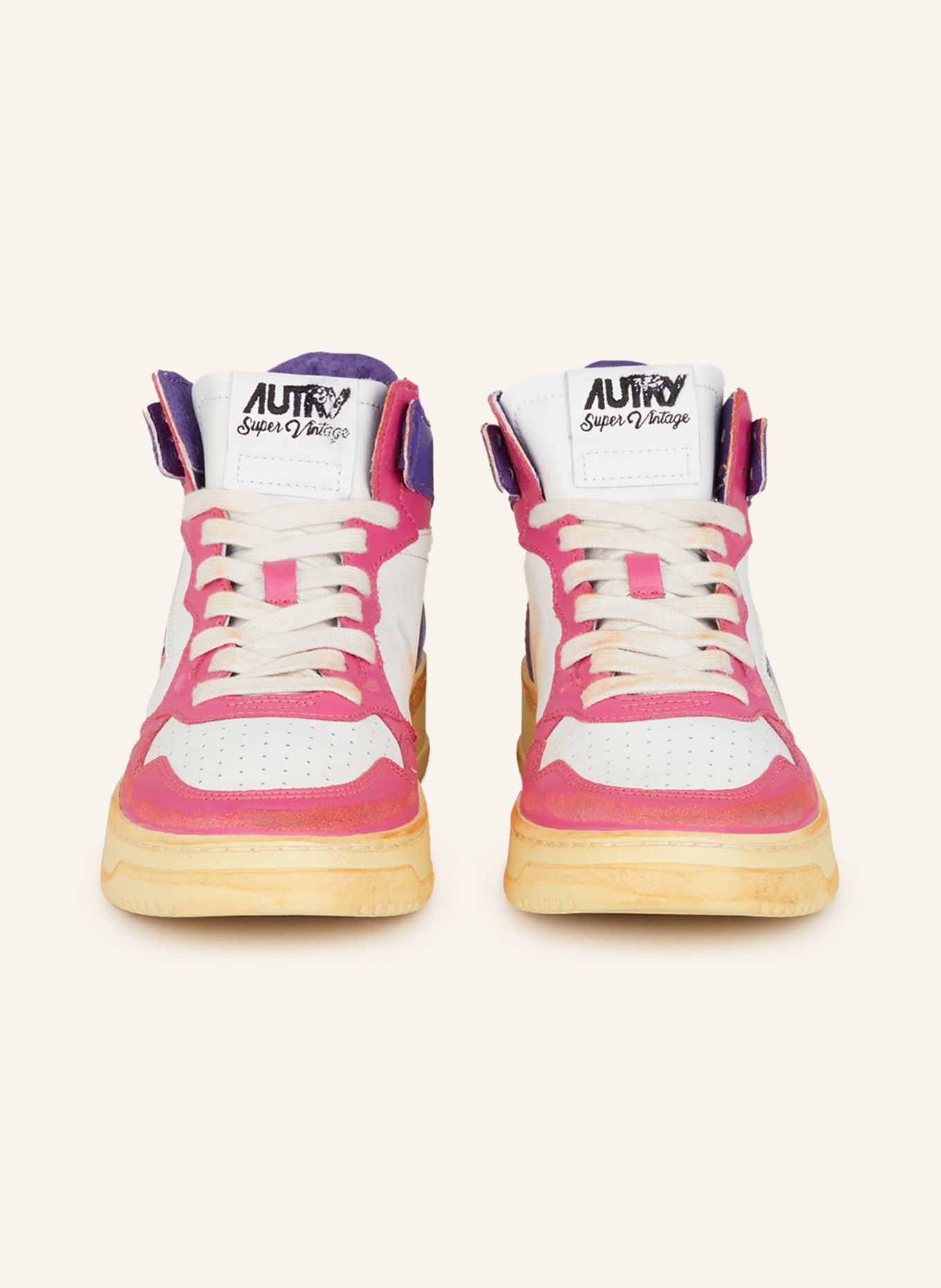 AUTRY Hightop-Sneaker MEDALIST SUPER VINTAGE, Farbe: WEISS/ PINK/ LILA (Bild 3)