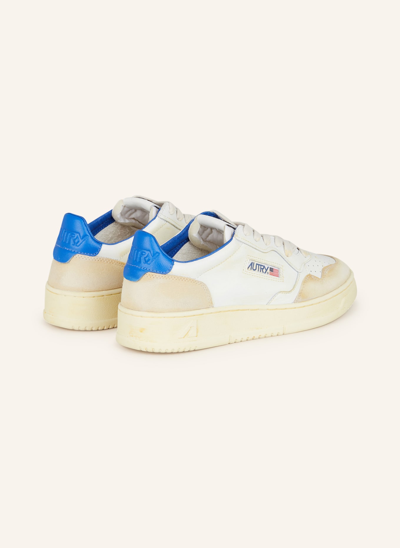 AUTRY Sneakers, Color: WHITE/ CREAM/ BLUE (Image 2)