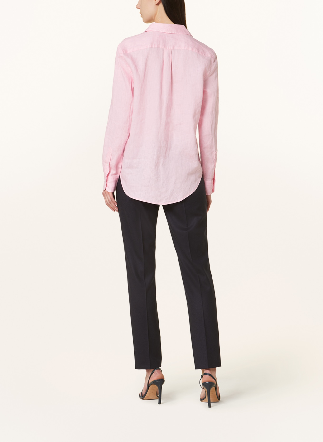 POLO RALPH LAUREN Hemdbluse aus Leinen: HELLROSA