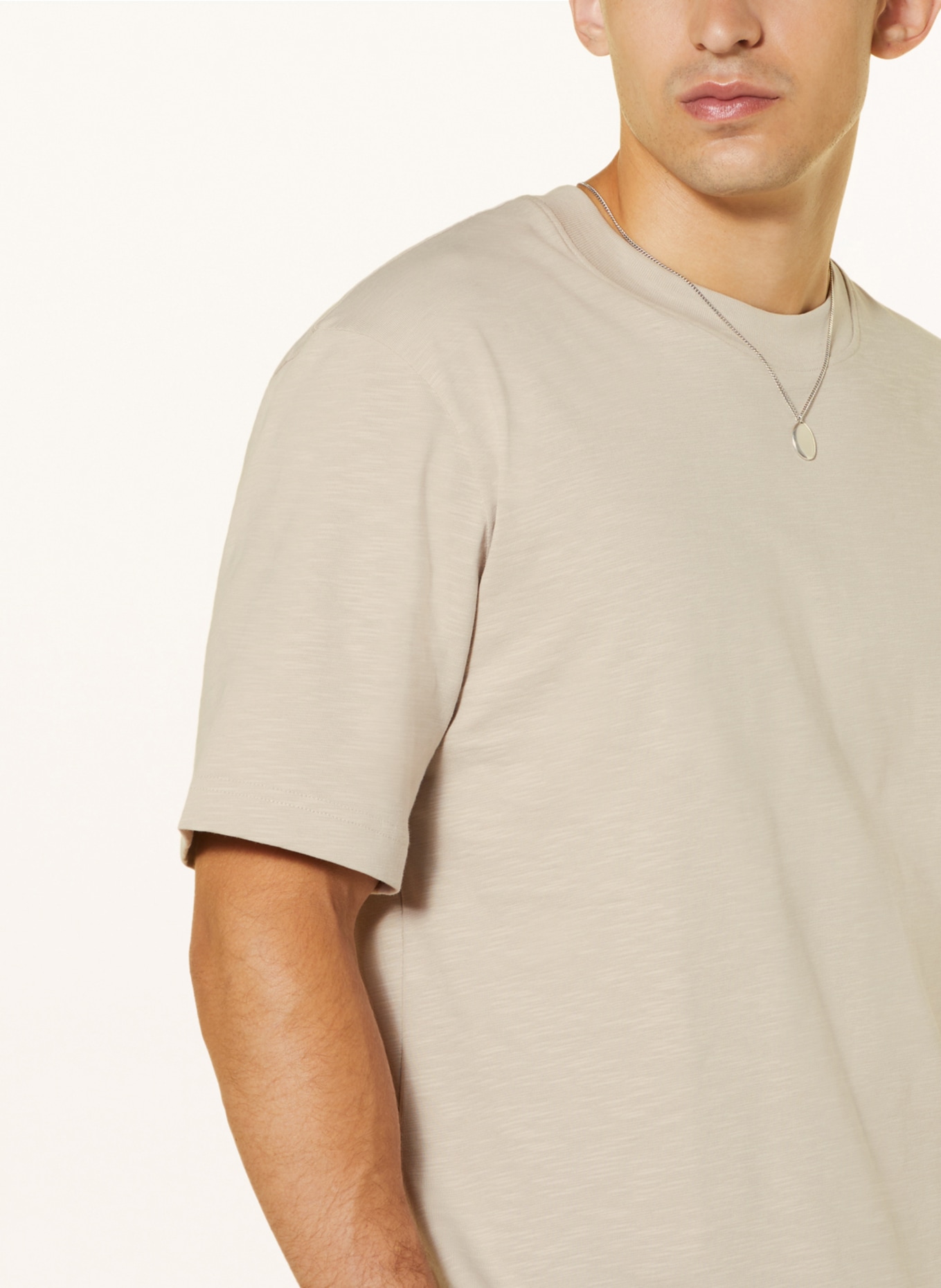 COS T-shirt, Color: BEIGE (Image 4)