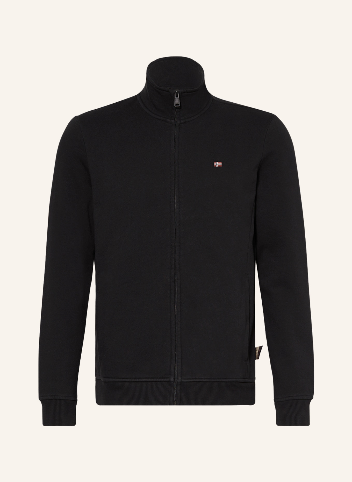 NAPAPIJRI Sweat jacket BALIS FZ, Color: BLACK (Image 1)
