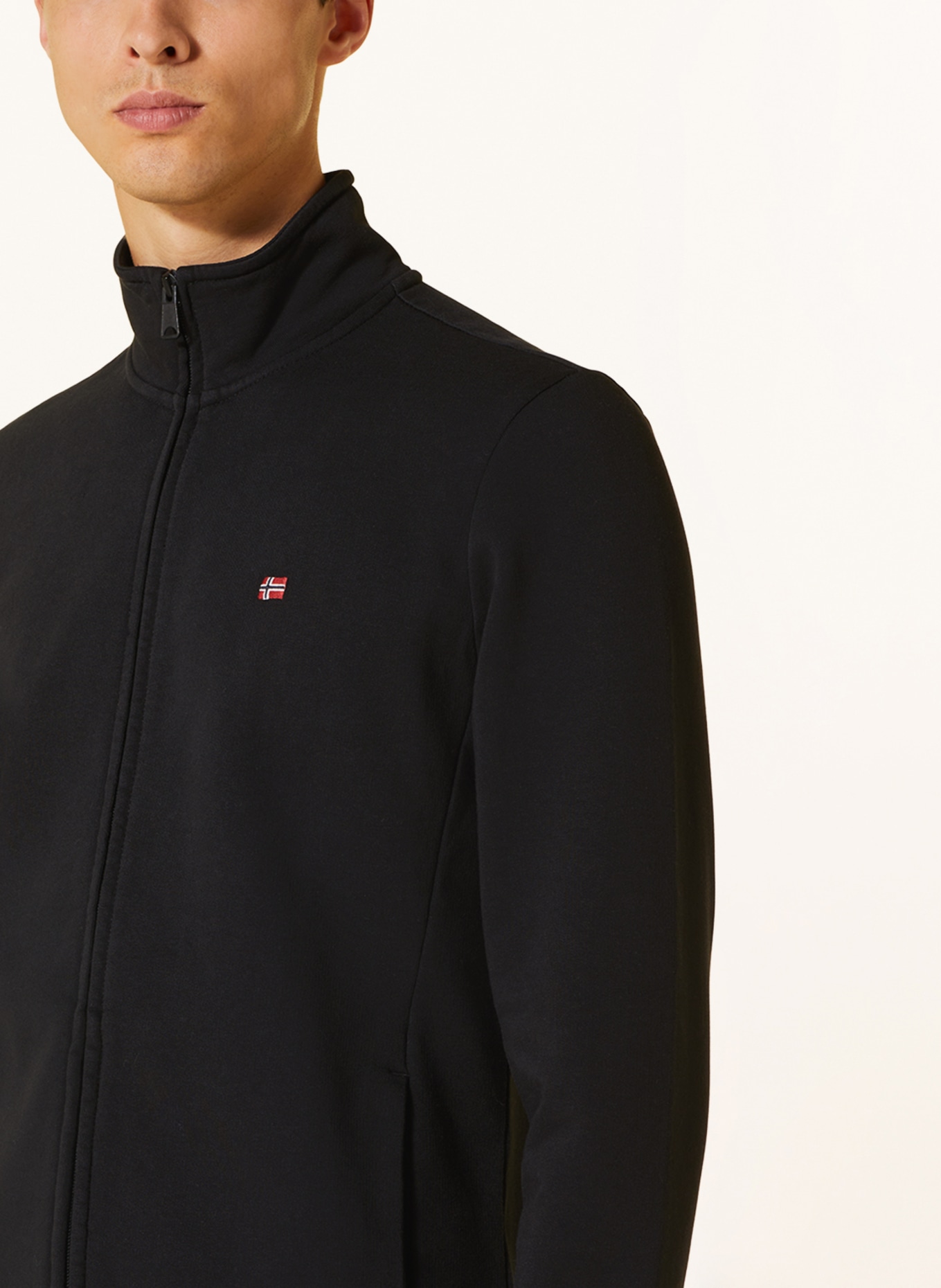 NAPAPIJRI Sweat jacket BALIS FZ, Color: BLACK (Image 4)