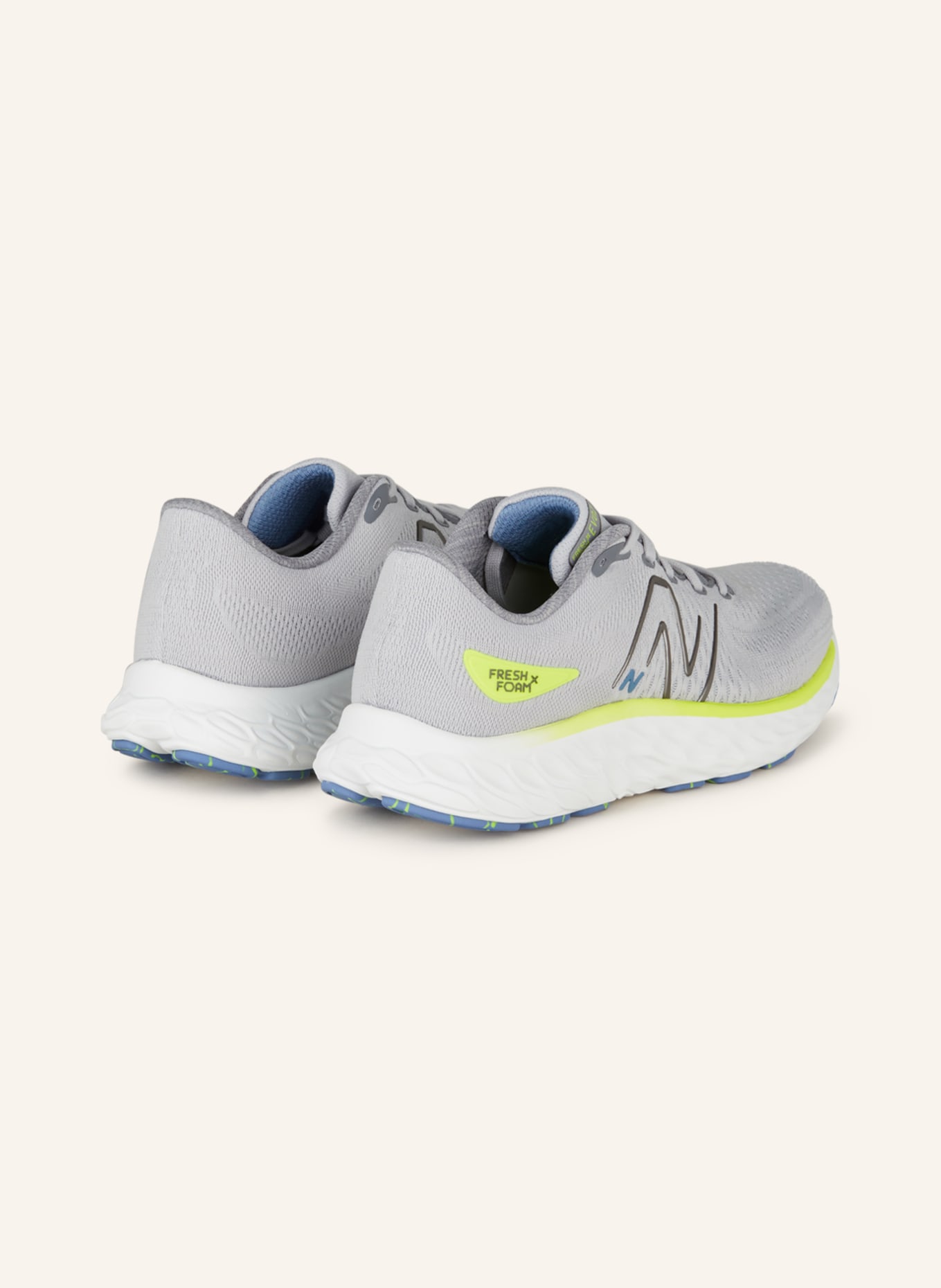 new balance Running shoes EVOZ, Color: LIGHT GRAY/ DARK GRAY/ NEON YELLOW (Image 2)