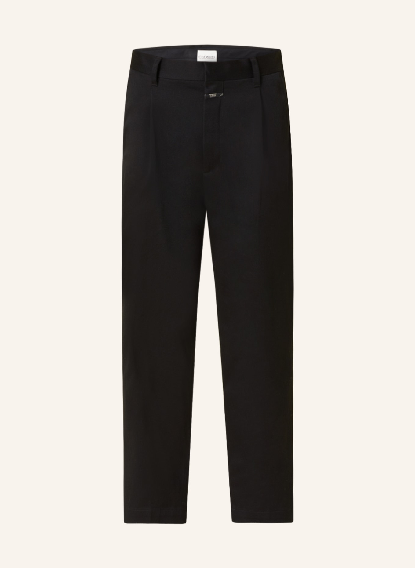 CLOSED Chinos BLOMBERG Wide Fit, Color: BLACK (Image 1)