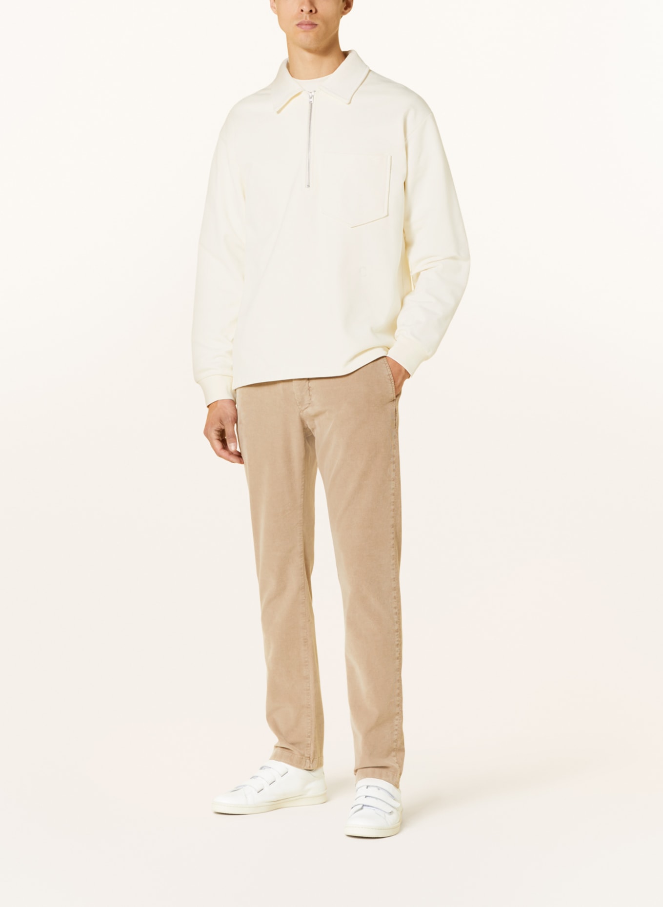 CLOSED Jersey-Poloshirt, Farbe: ECRU (Bild 2)