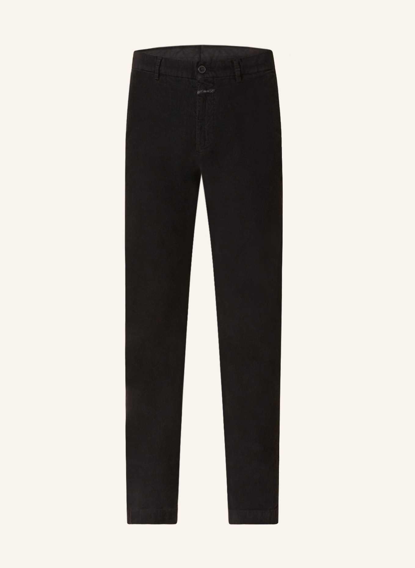 CLOSED Corduroy trousers CLIFTON slim fit, Color: BLACK (Image 1)