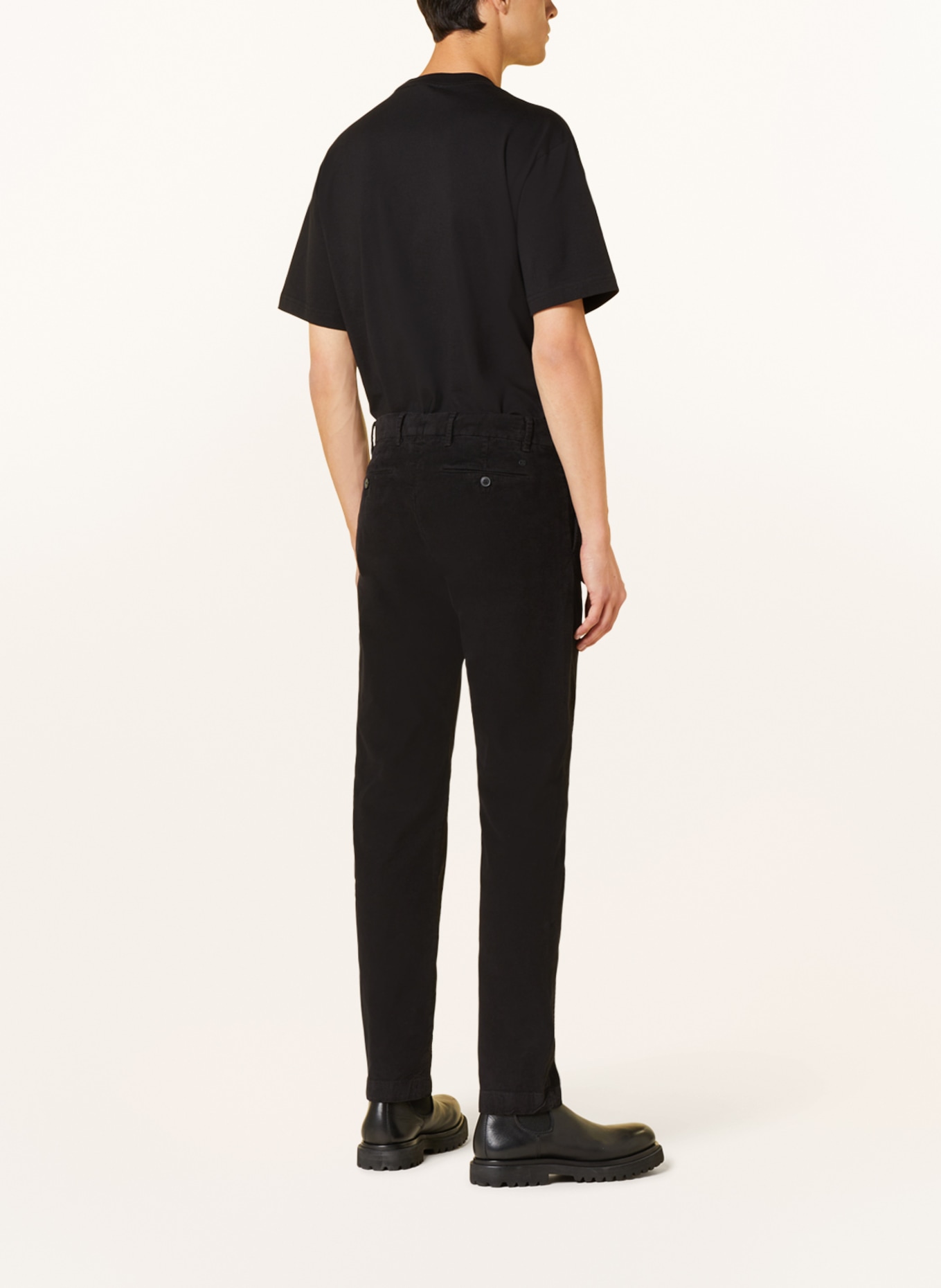 CLOSED Corduroy trousers CLIFTON slim fit, Color: BLACK (Image 3)