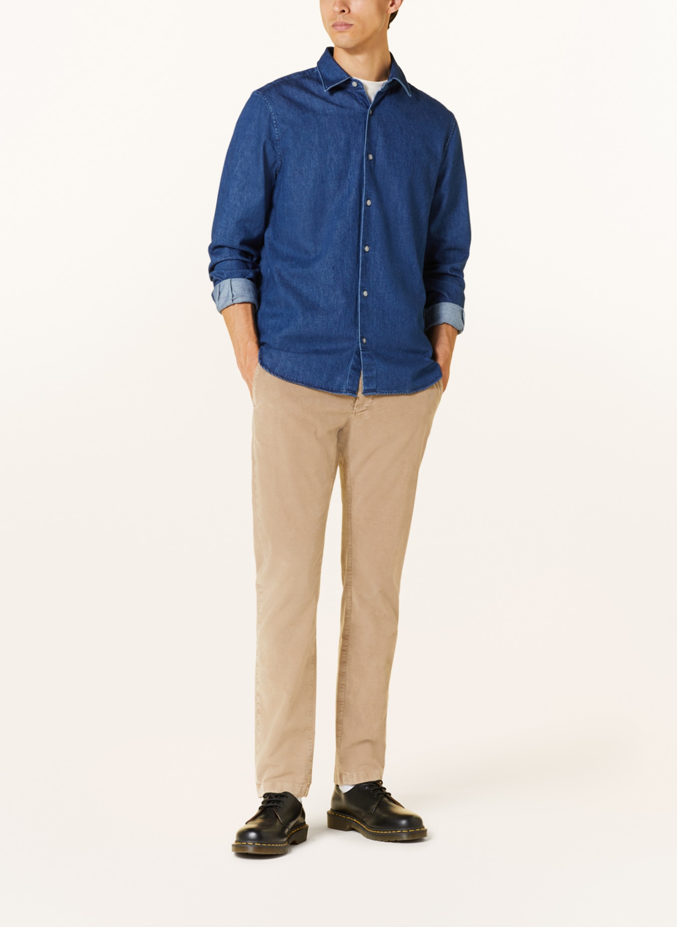 CLOSED Koszula jeansowa comfort fit, Kolor: NIEBIESKI (Obrazek 2)