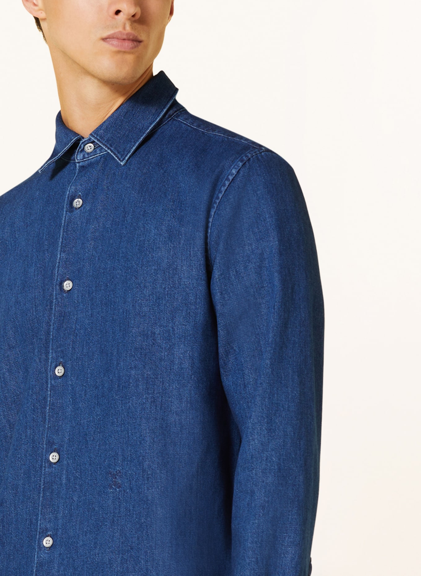 CLOSED Denim shirt comfort fit, Color: BLUE (Image 4)