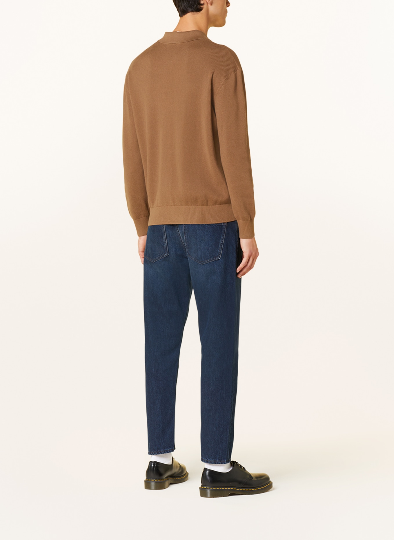 CLOSED Strick-Poloshirt, Farbe: CAMEL (Bild 3)