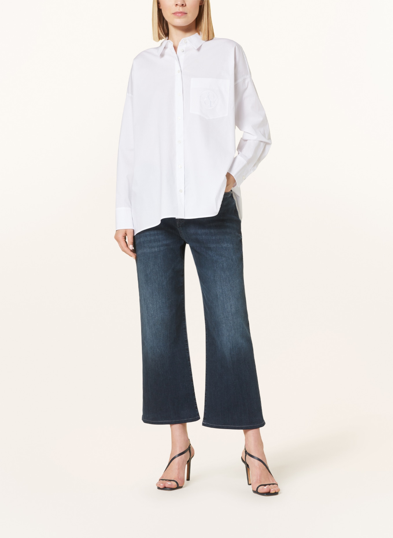 JOOP! Oversized shirt blouse, Color: WHITE (Image 2)