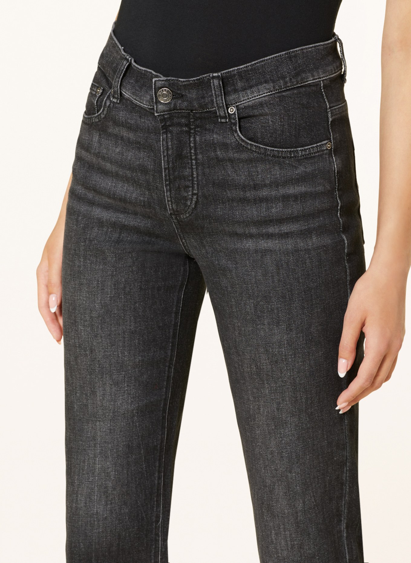 BRAX Straight Jeans MADISON, Farbe: 09 USED DARK GREY (Bild 6)