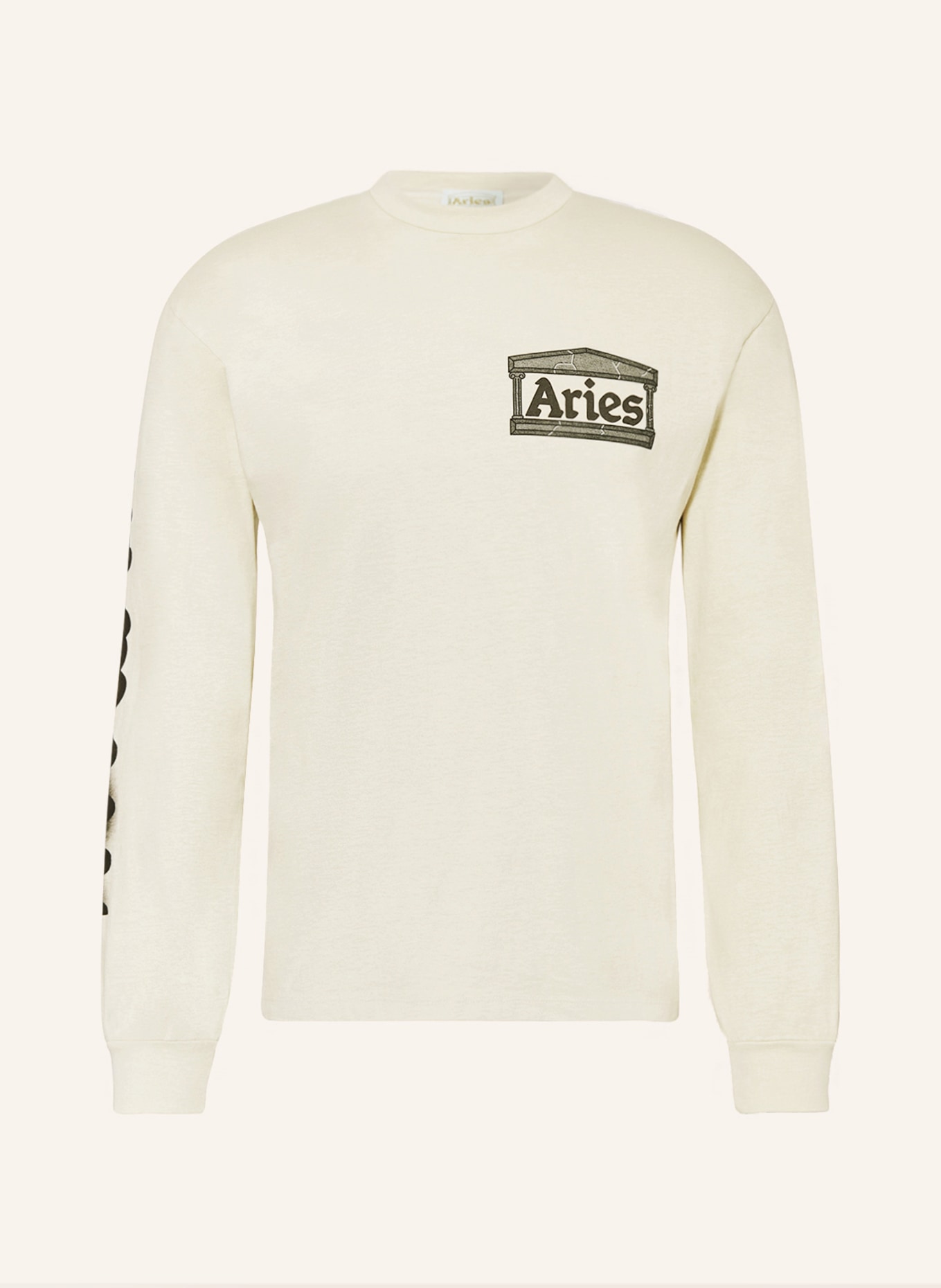 Aries Arise Long sleeve shirt, Color: BEIGE (Image 1)