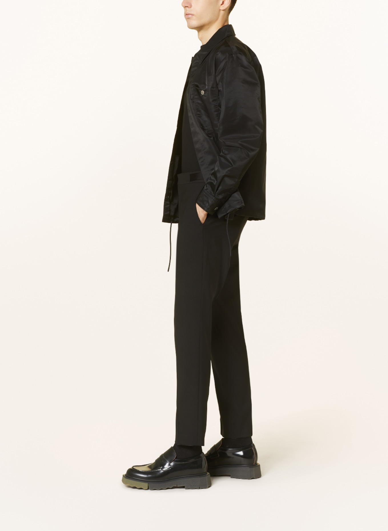 HUGO Trousers GETLIN extra slim fit, Color: BLACK (Image 4)
