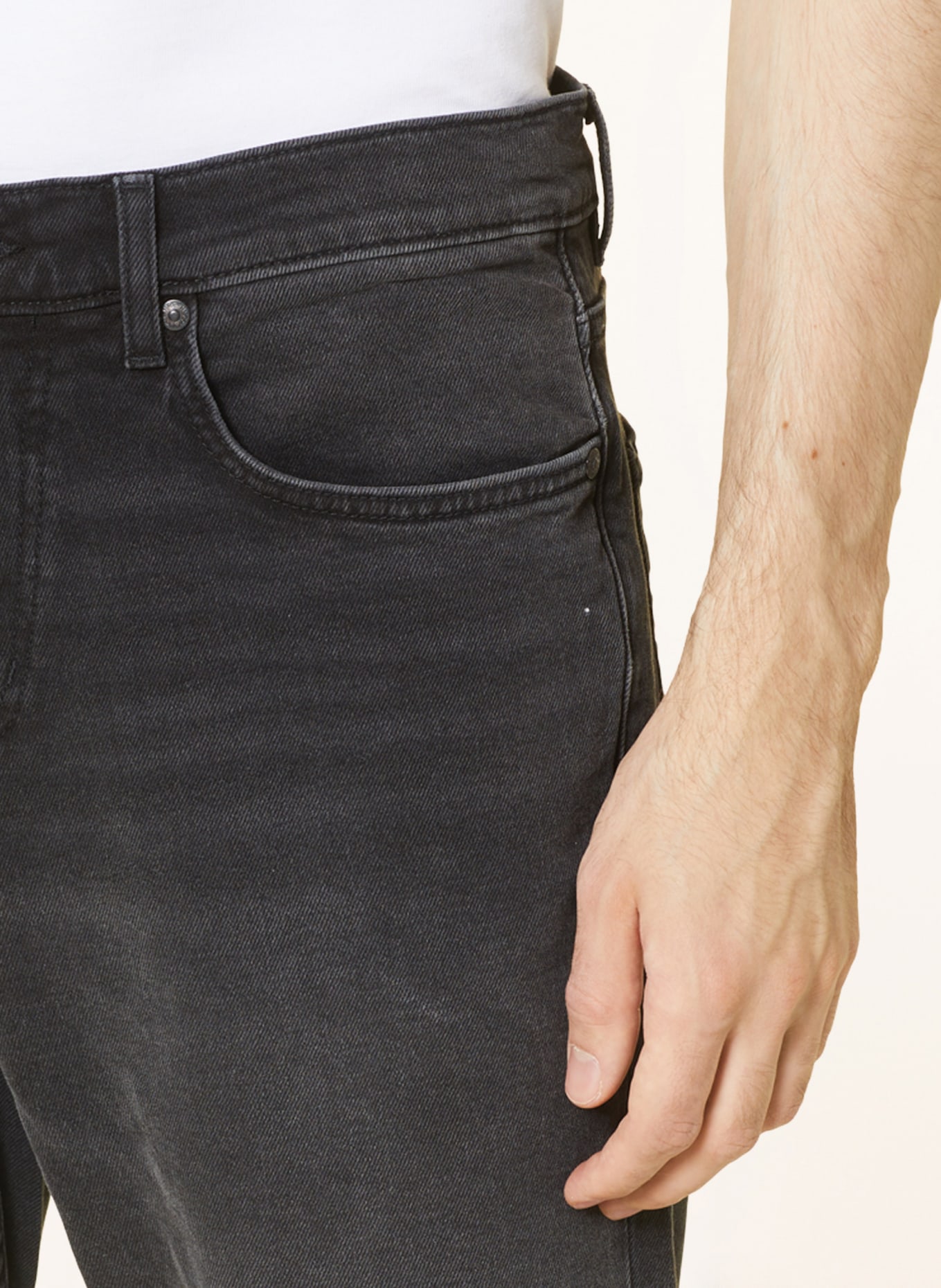 HUGO Jeans HUGO Loose Tapered Fit, Farbe: 010 CHARCOAL (Bild 5)