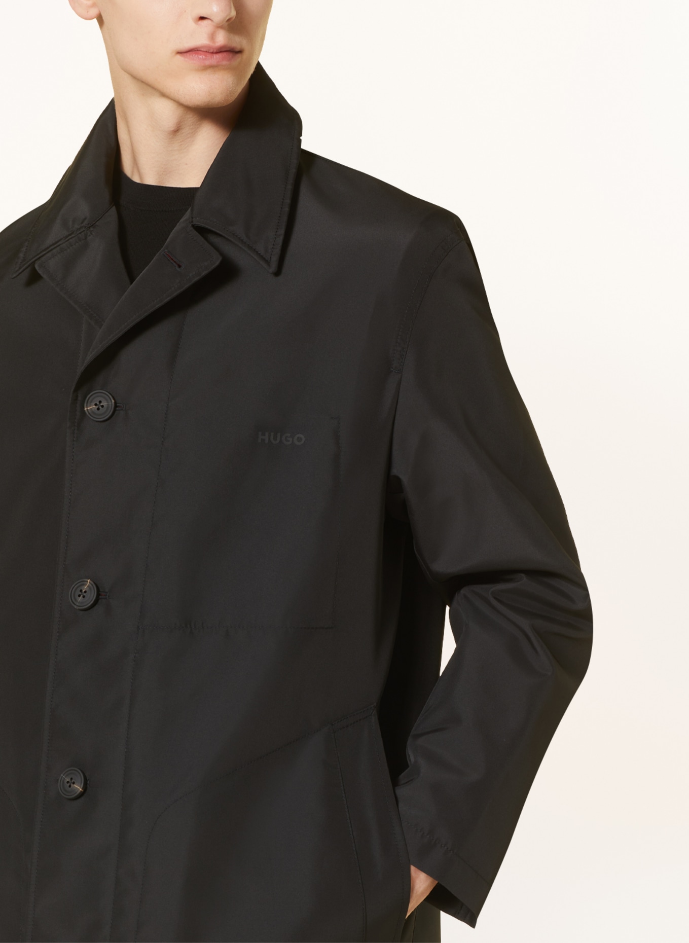 HUGO Coat MUNIR, Color: BLACK (Image 4)