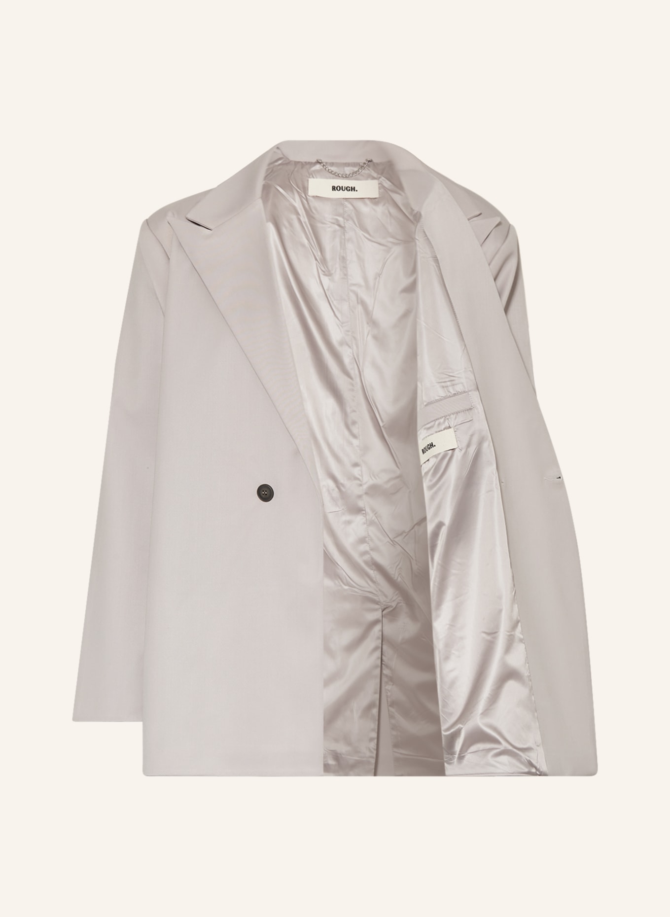 rough. Tailored jacket comfort fit, Color: CREAM (Image 4)