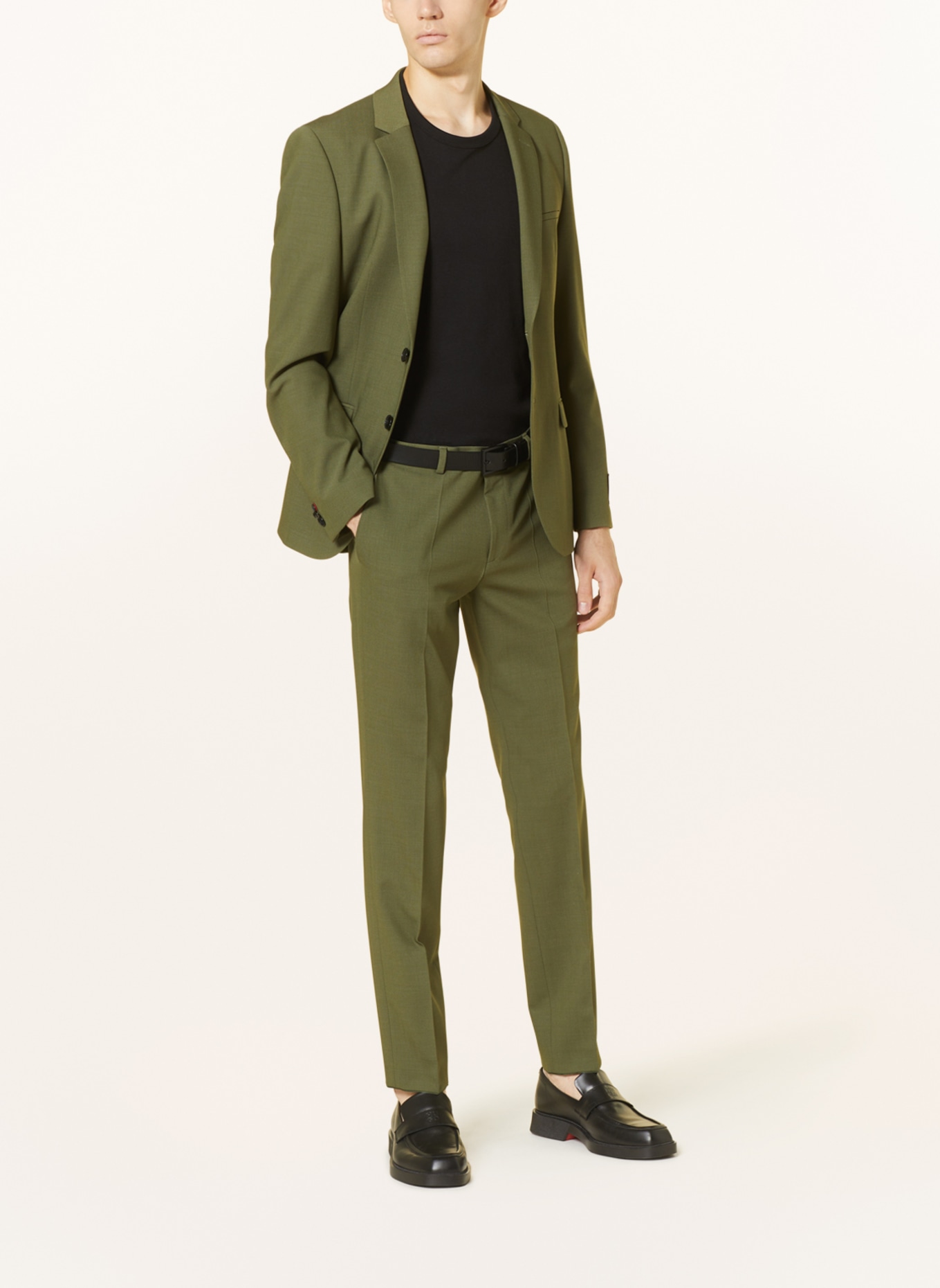 HUGO Anzughose HESTEN Extra Slim Fit, Farbe: GRÜN (Bild 2)