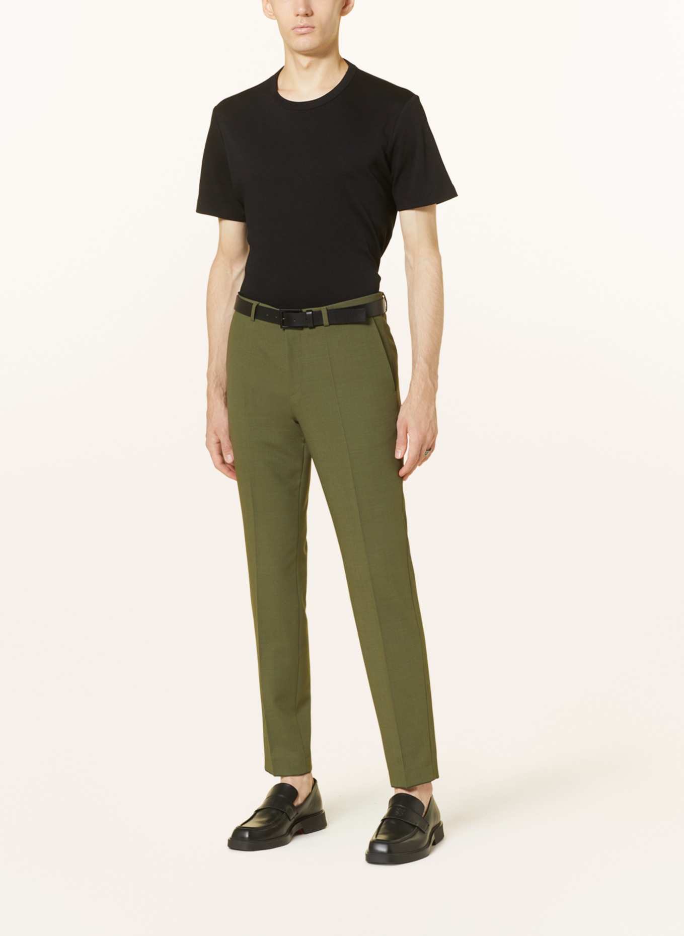 HUGO Anzughose HESTEN Extra Slim Fit, Farbe: GRÜN (Bild 3)