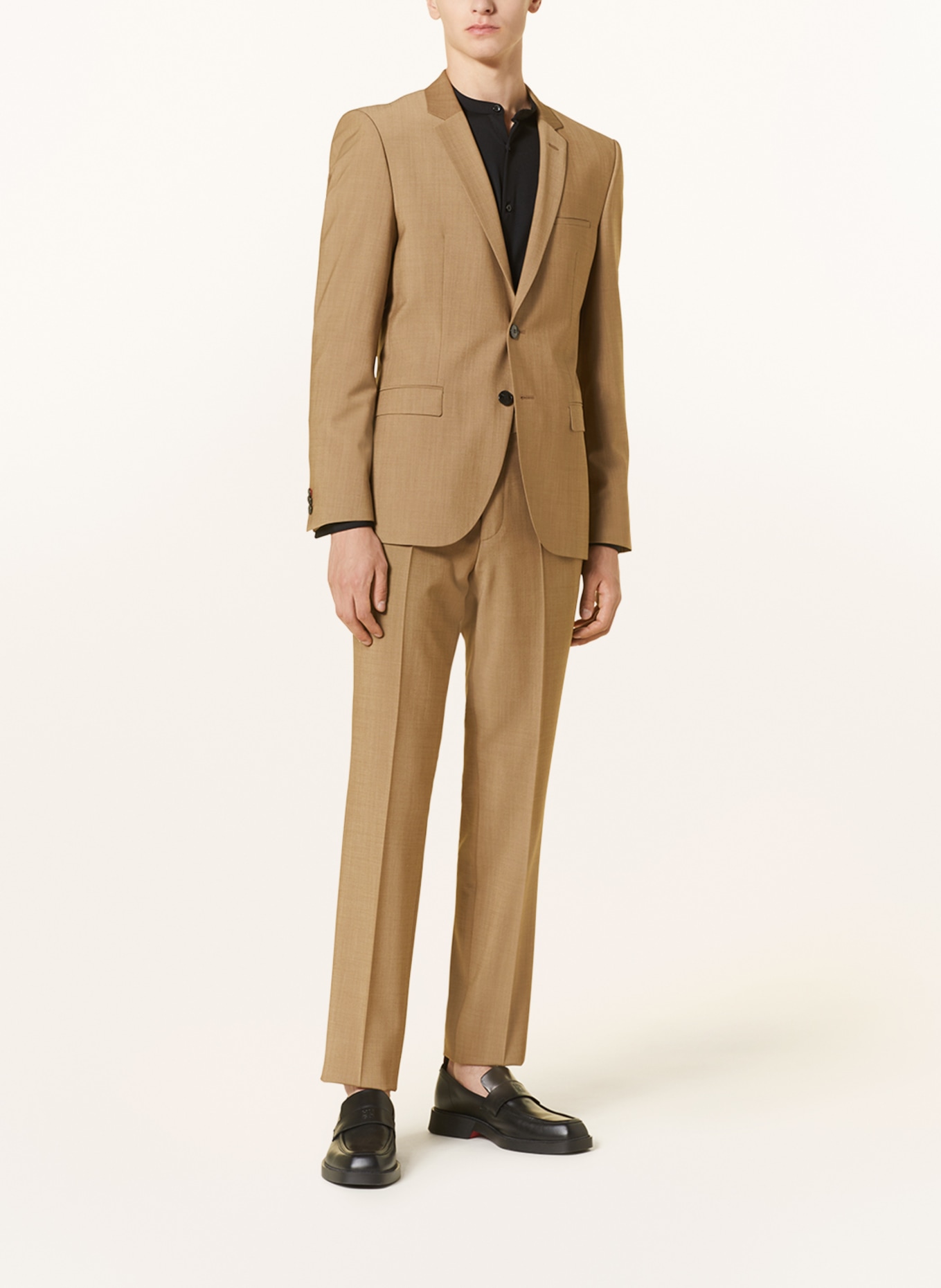 HUGO Suit trousers HESTEN 232X Slim fit, Color: 280 OPEN BEIGE (Image 2)