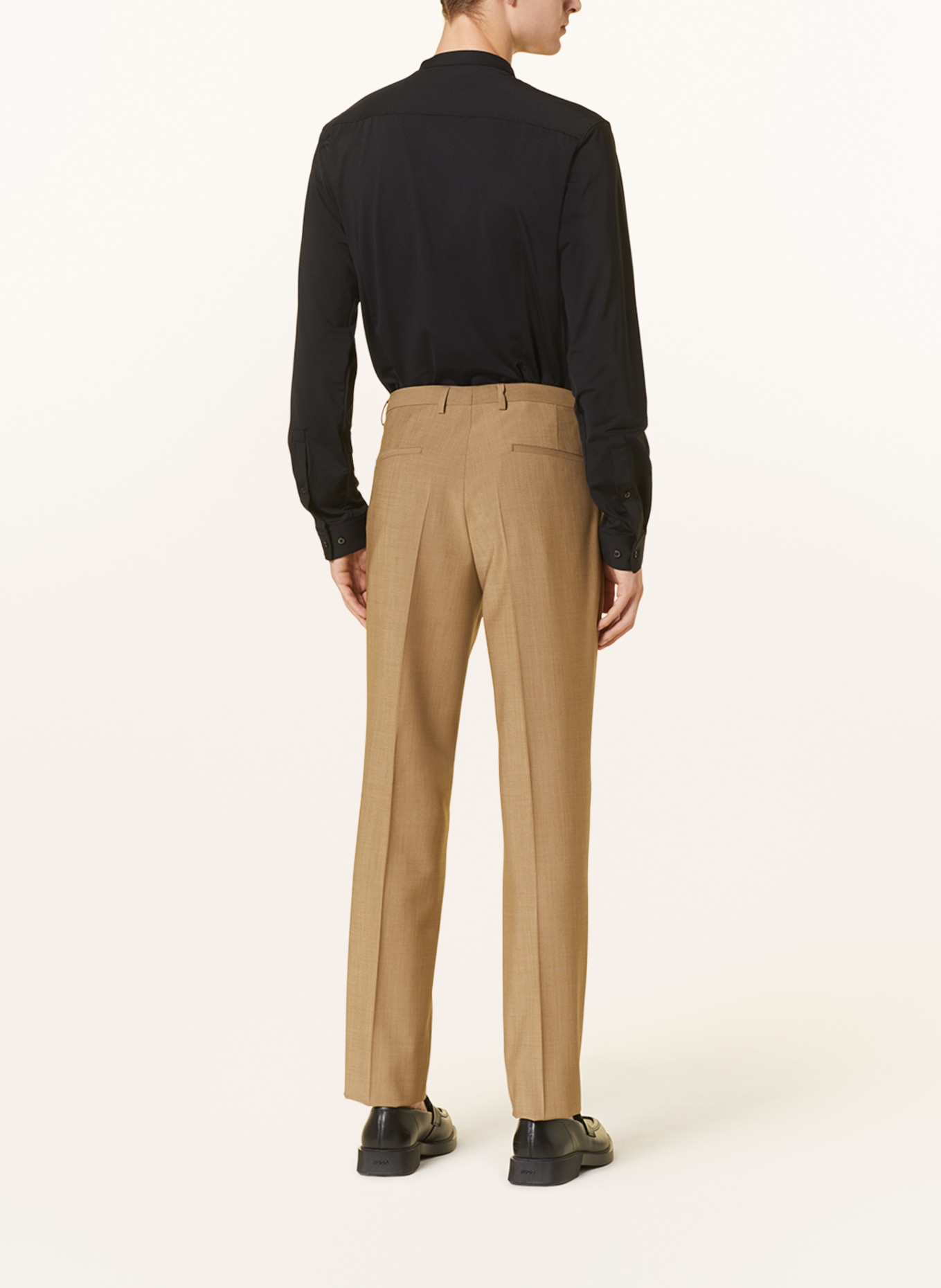 HUGO Suit trousers HESTEN 232X Slim fit, Color: 280 OPEN BEIGE (Image 4)
