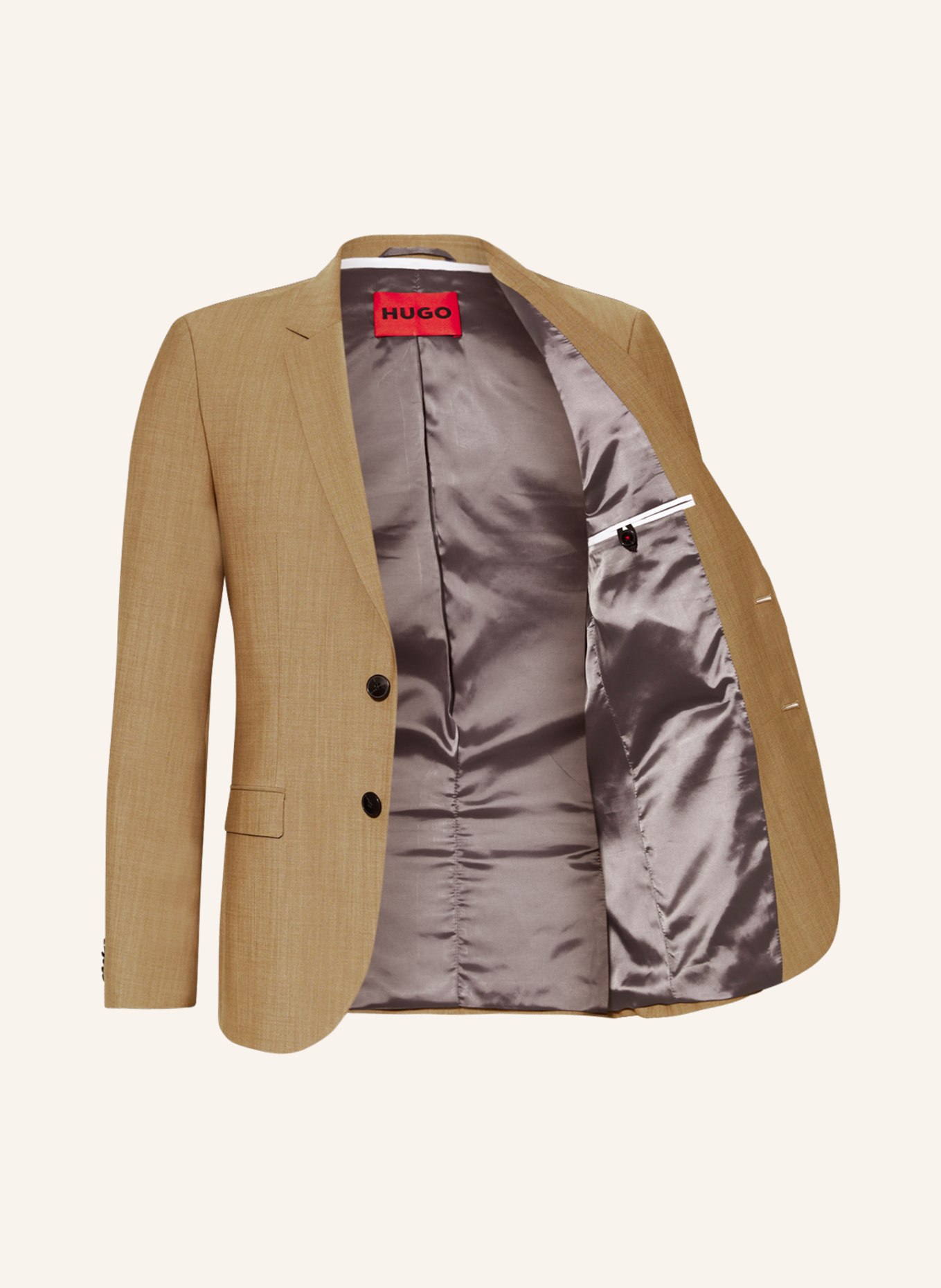 HUGO Suit jacket ARTI 232X Slim fit, Color: 280 OPEN BEIGE (Image 4)