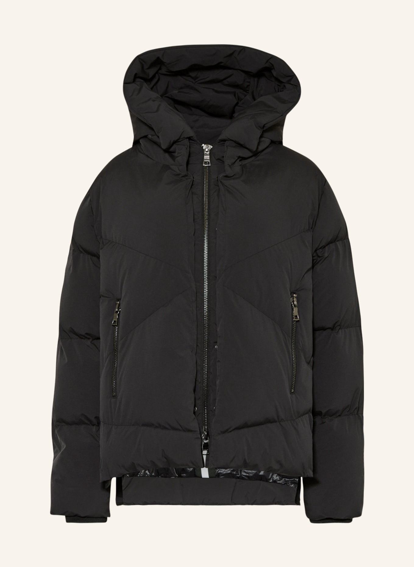 BLONDE No.8 Quilted jacket SIA, Color: BLACK (Image 1)