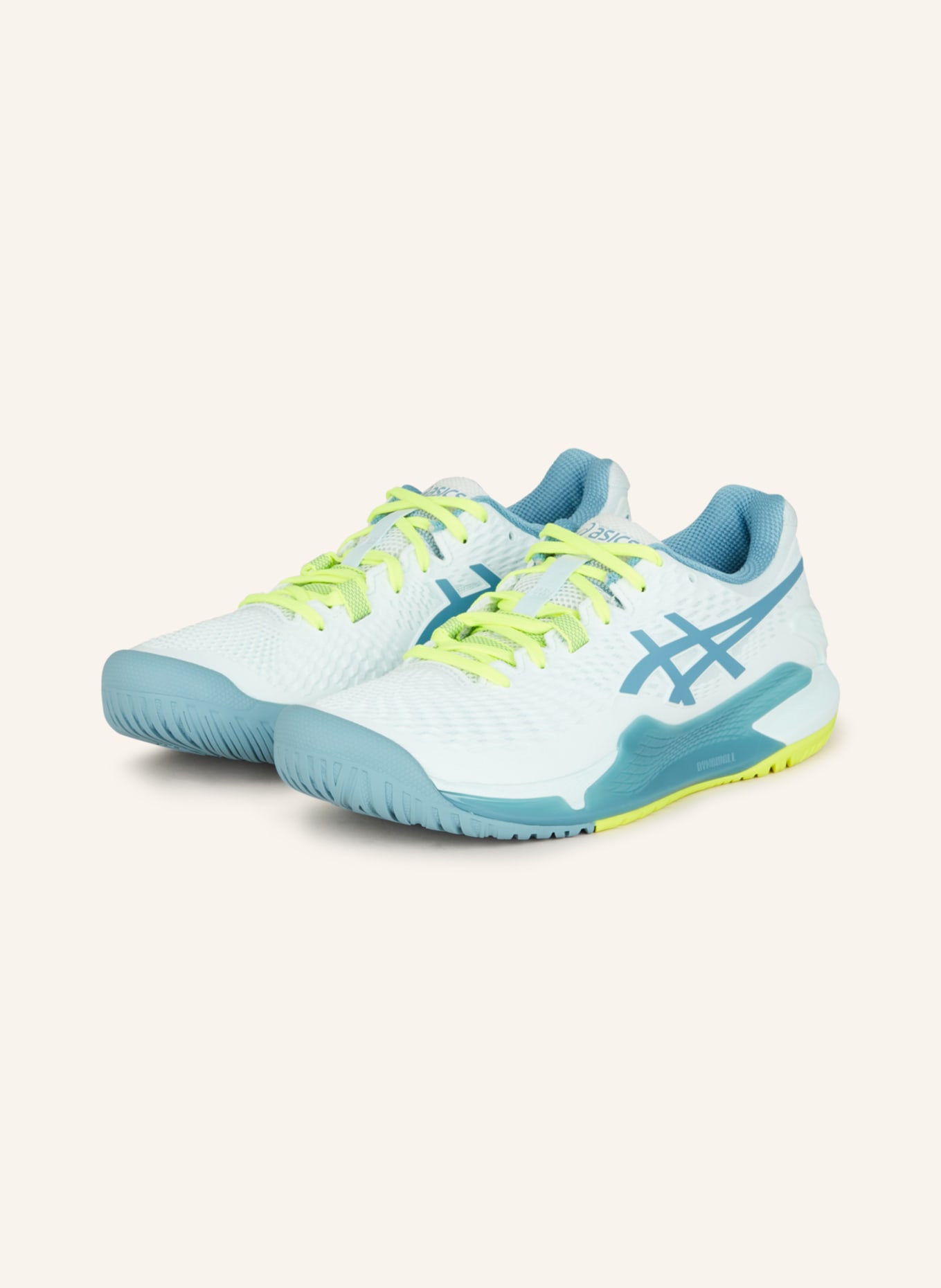 ASICS Tennis shoes GEL-RESOLUTION 9, Color: MINT/ TEAL (Image 1)