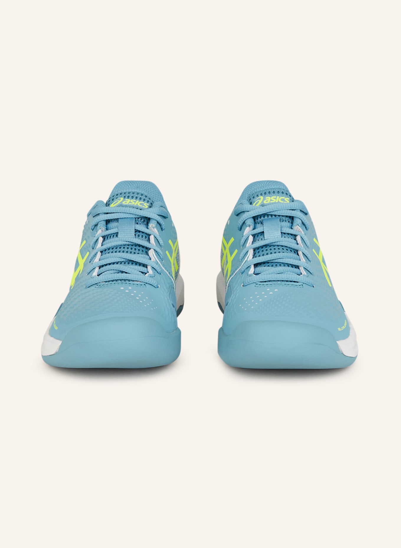 ASICS Tennis shoes GEL-CHALLENGER 14 INDOOR, Color: TURQUOISE/ NEON YELLOW (Image 3)