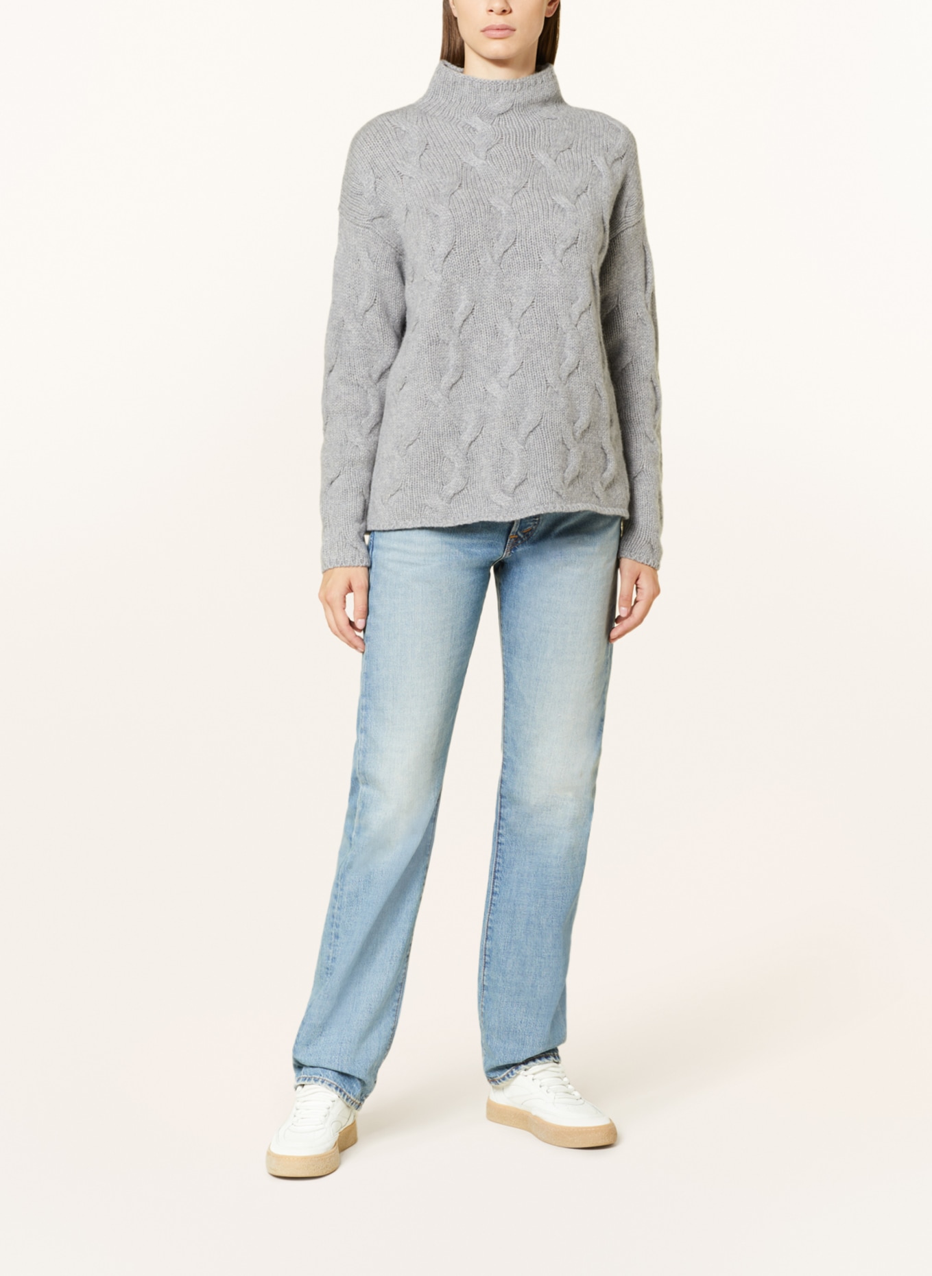 lilienfels Pullover mit Cashmere, Farbe: DUNKELGRAU (Bild 2)