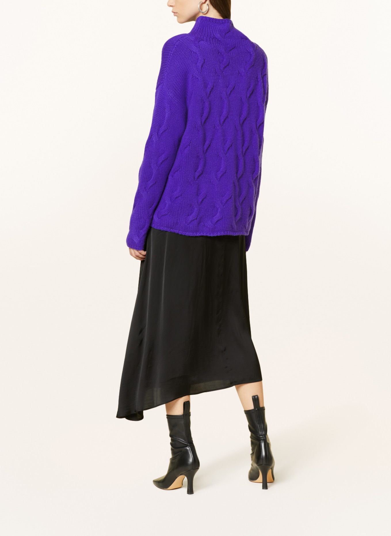 lilienfels Sweater with cashmere, Color: WLC-470650S lila (Image 3)