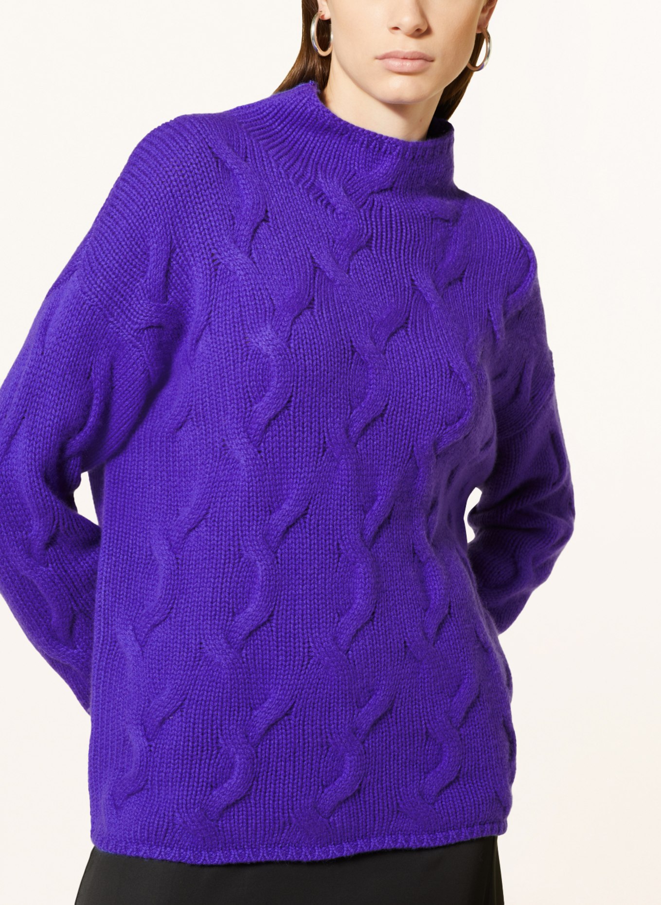 lilienfels Sweater with cashmere, Color: WLC-470650S lila (Image 4)