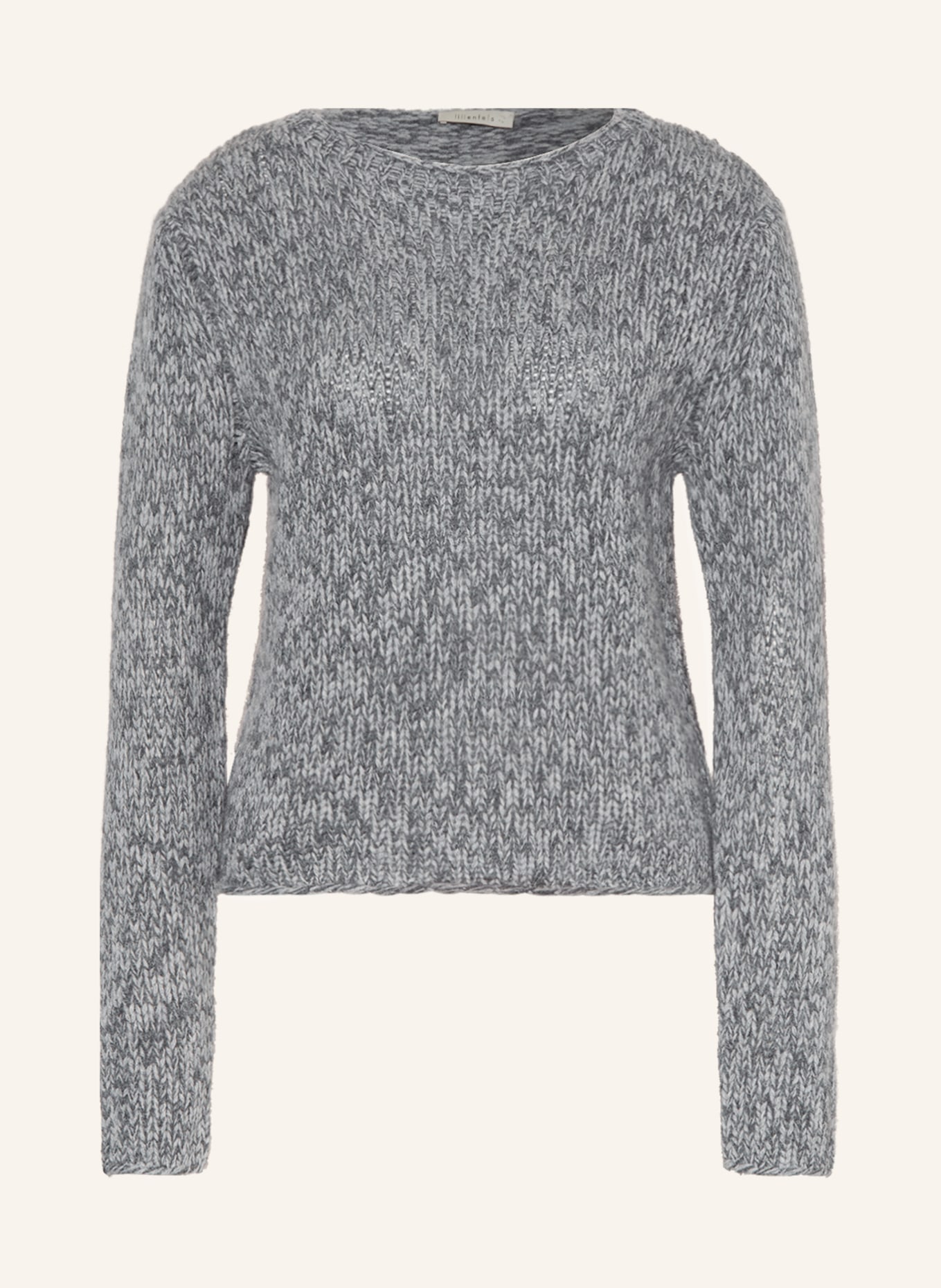 lilienfels Pullover mit Cashmere, Farbe: GRAU/ HELLGRAU (Bild 1)